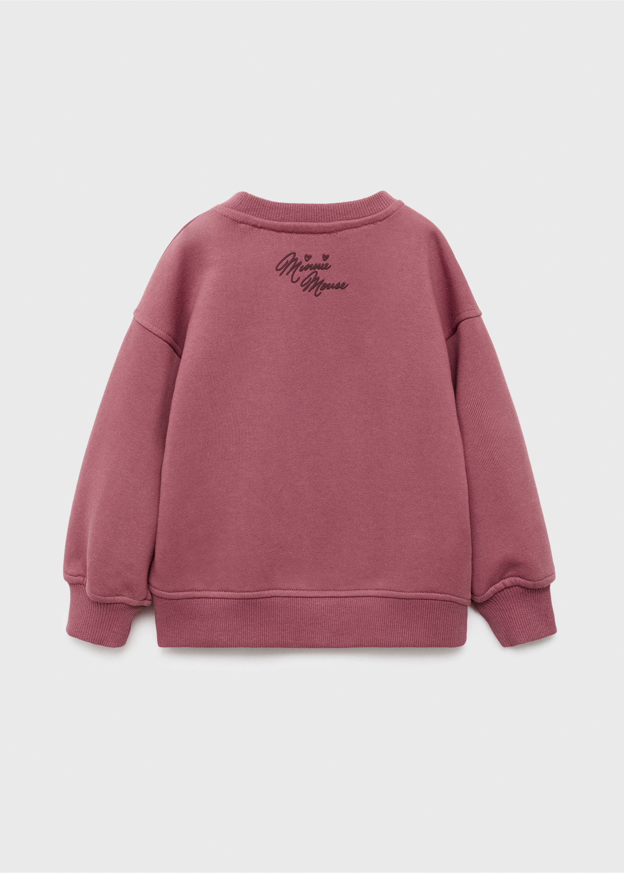 Minnie Mouse sweatshirt - Reverse of the article, Maroon. Ref: 17063321-00.