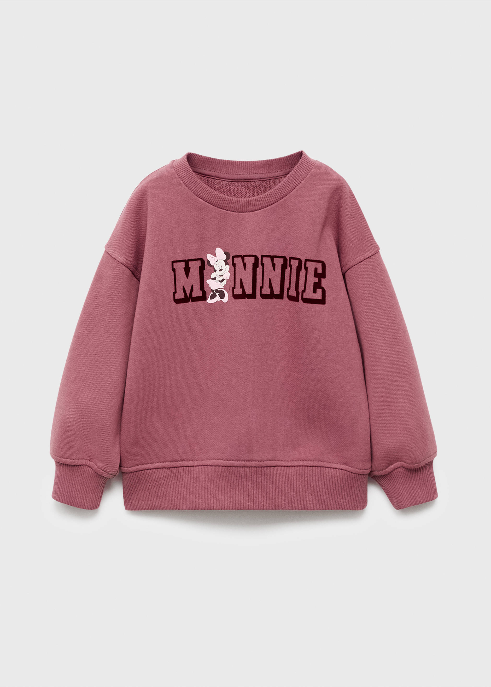 Minnie Mouse sweatshirt - Article without model, Maroon. Ref: 17063321-00.