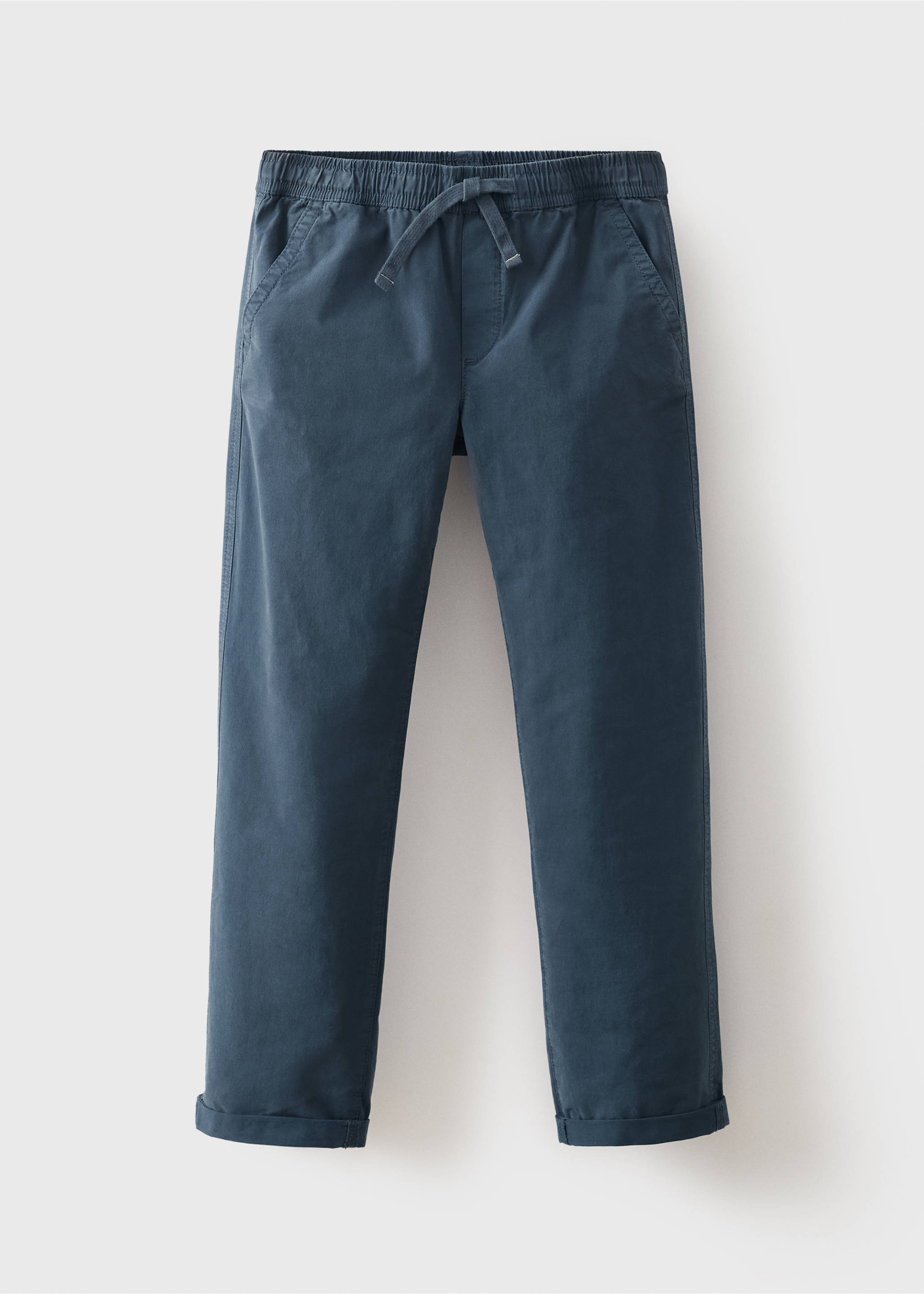 Pantalons cintura elàstica - Article sense model, Blau marí. Ref: 17063791-00.