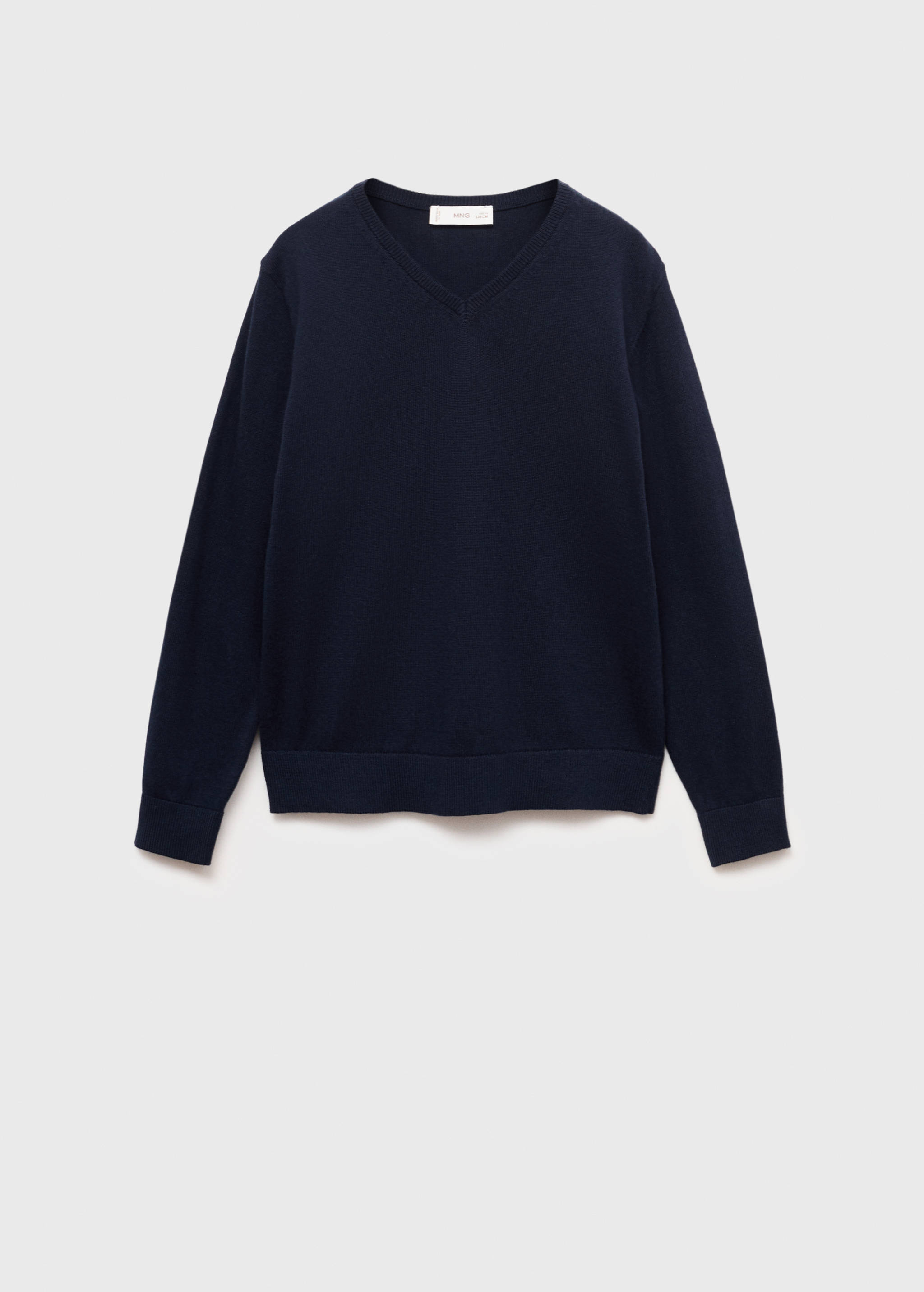 Pull-over coton col V - Article sans modèle