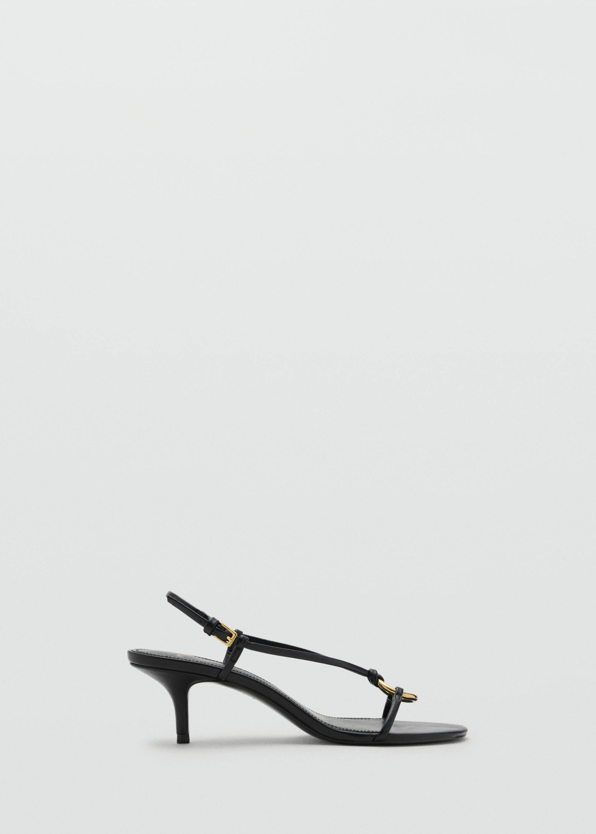 Heeled sandal with hoop detail - Article without model