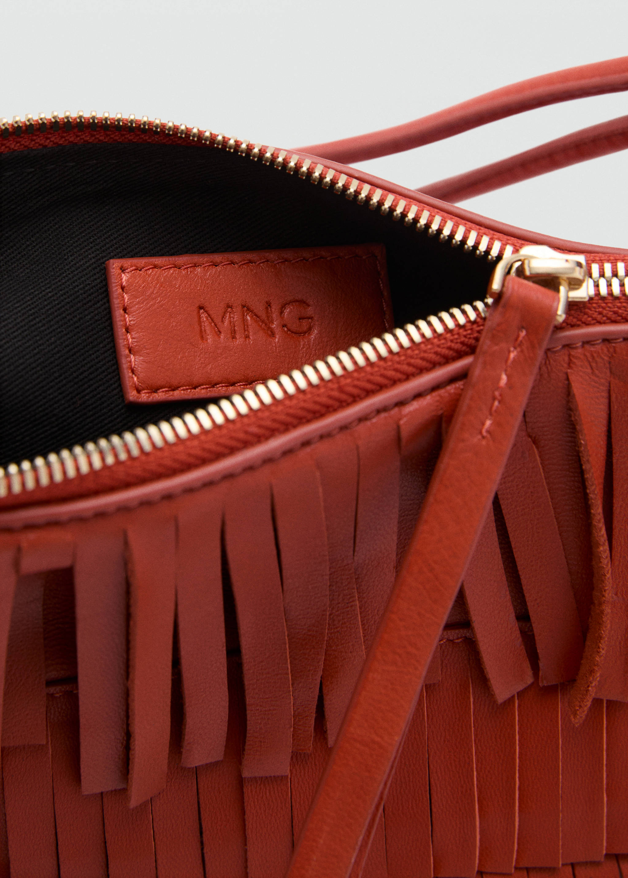 Bolso hombro piel flecos - Detalle del artículo 3