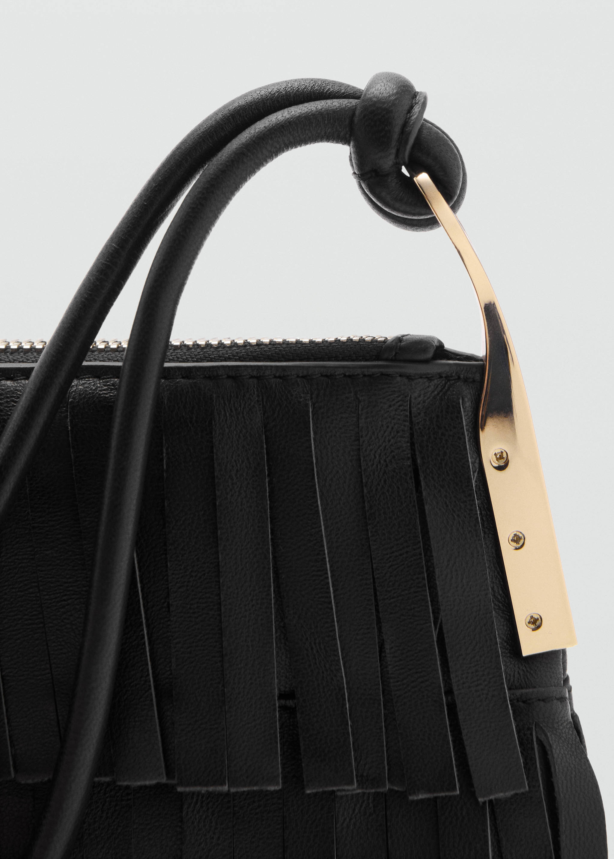Bolso hombro piel flecos - Detalle del artículo 2