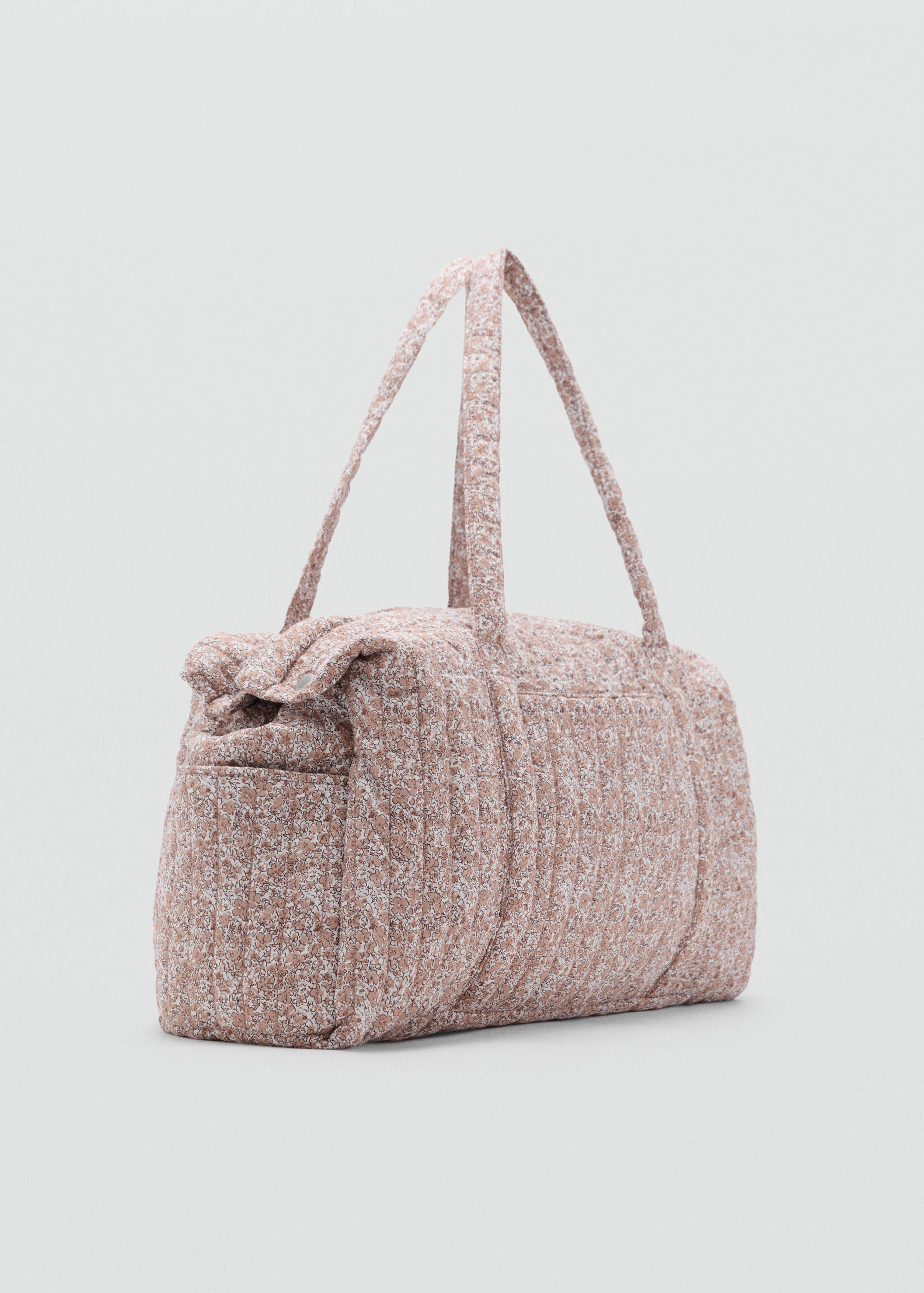 Bolsa maternidad flores - Plano medio