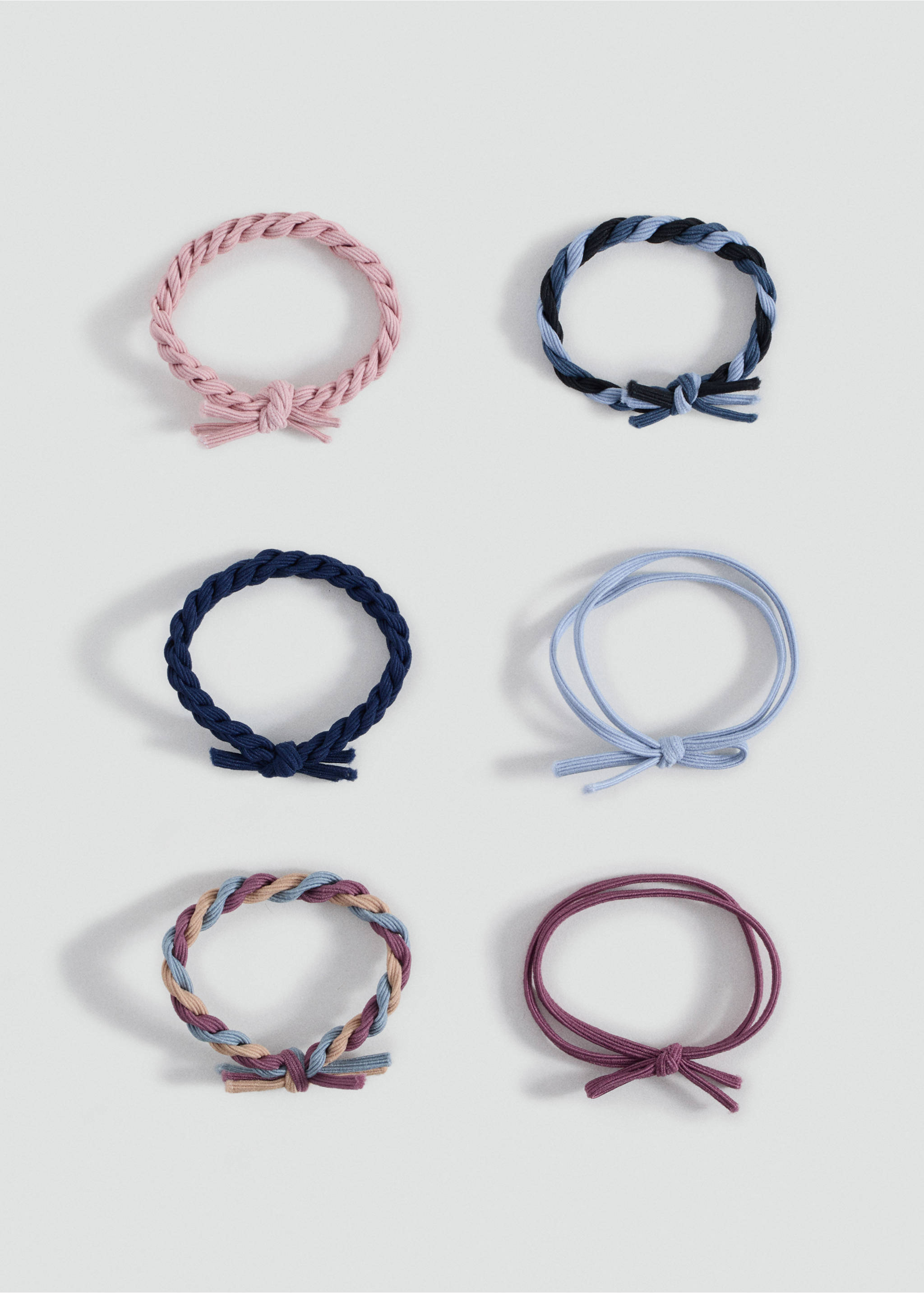 Pack 6 hair ties - Article without model, Navy. Ref: 17063809-00.