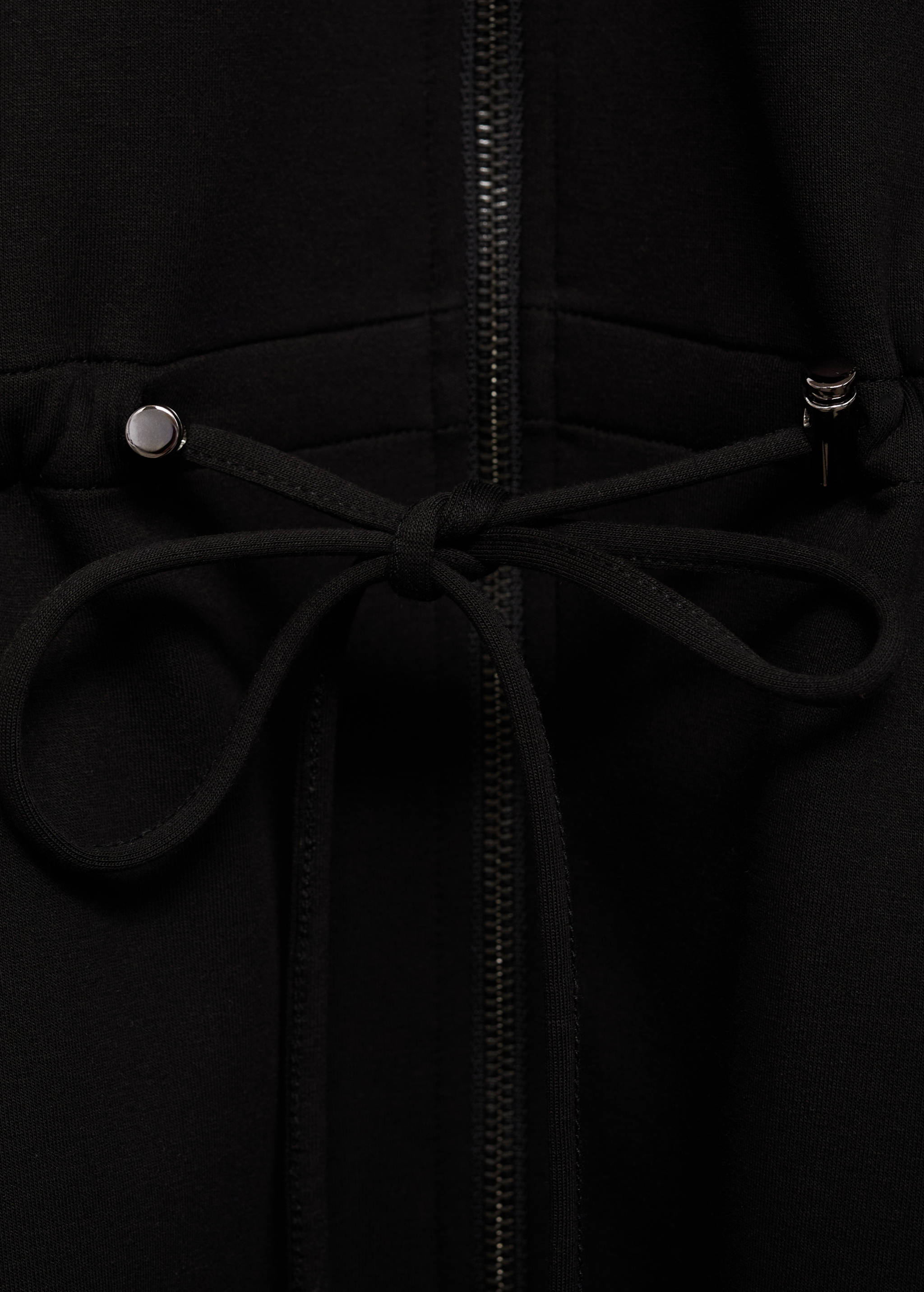 Short-sleeved jacket with adjustable waistband - Details of the article 0