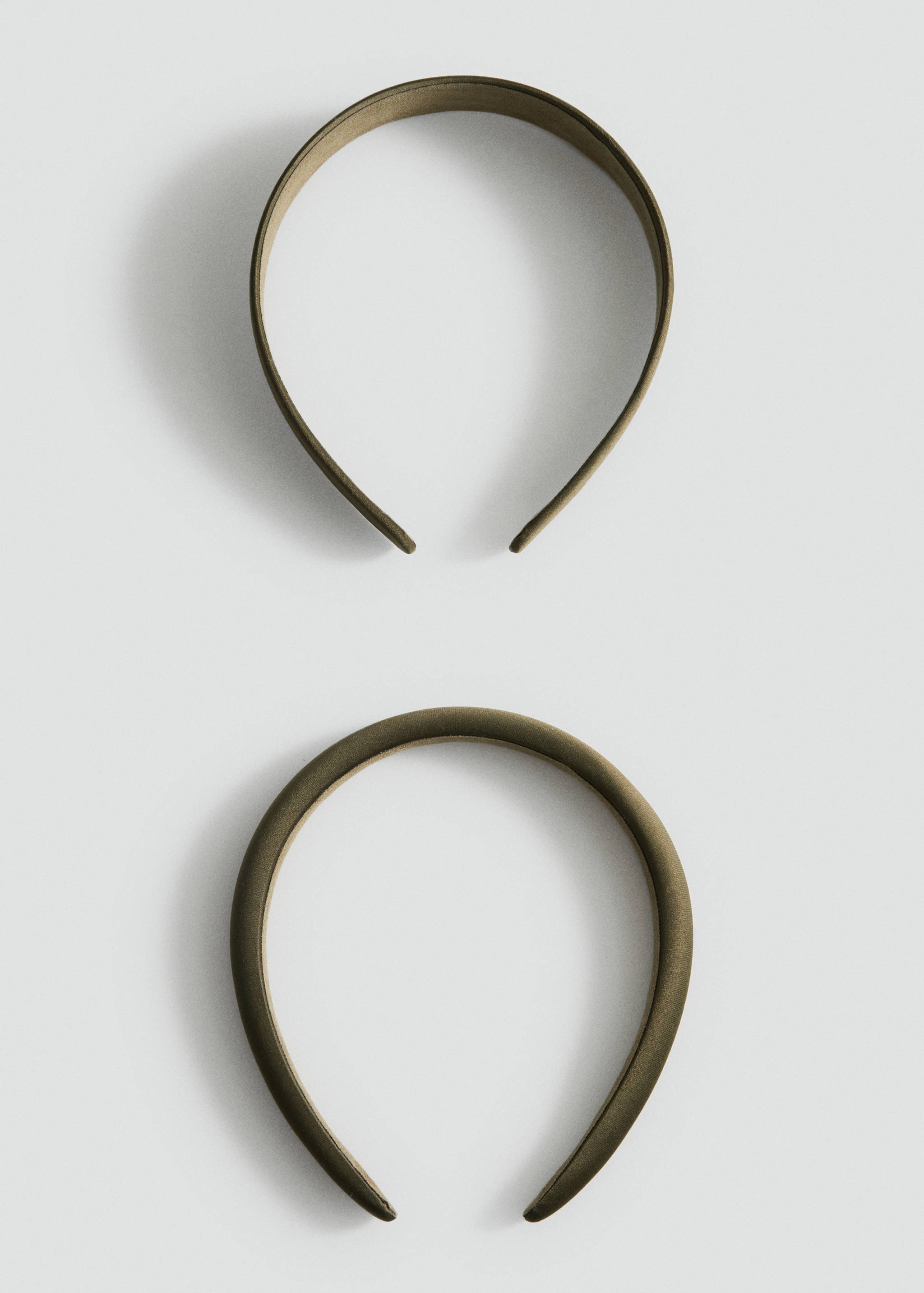 Set aus 2 satinierten Haarreifen - Artikel ohne Model