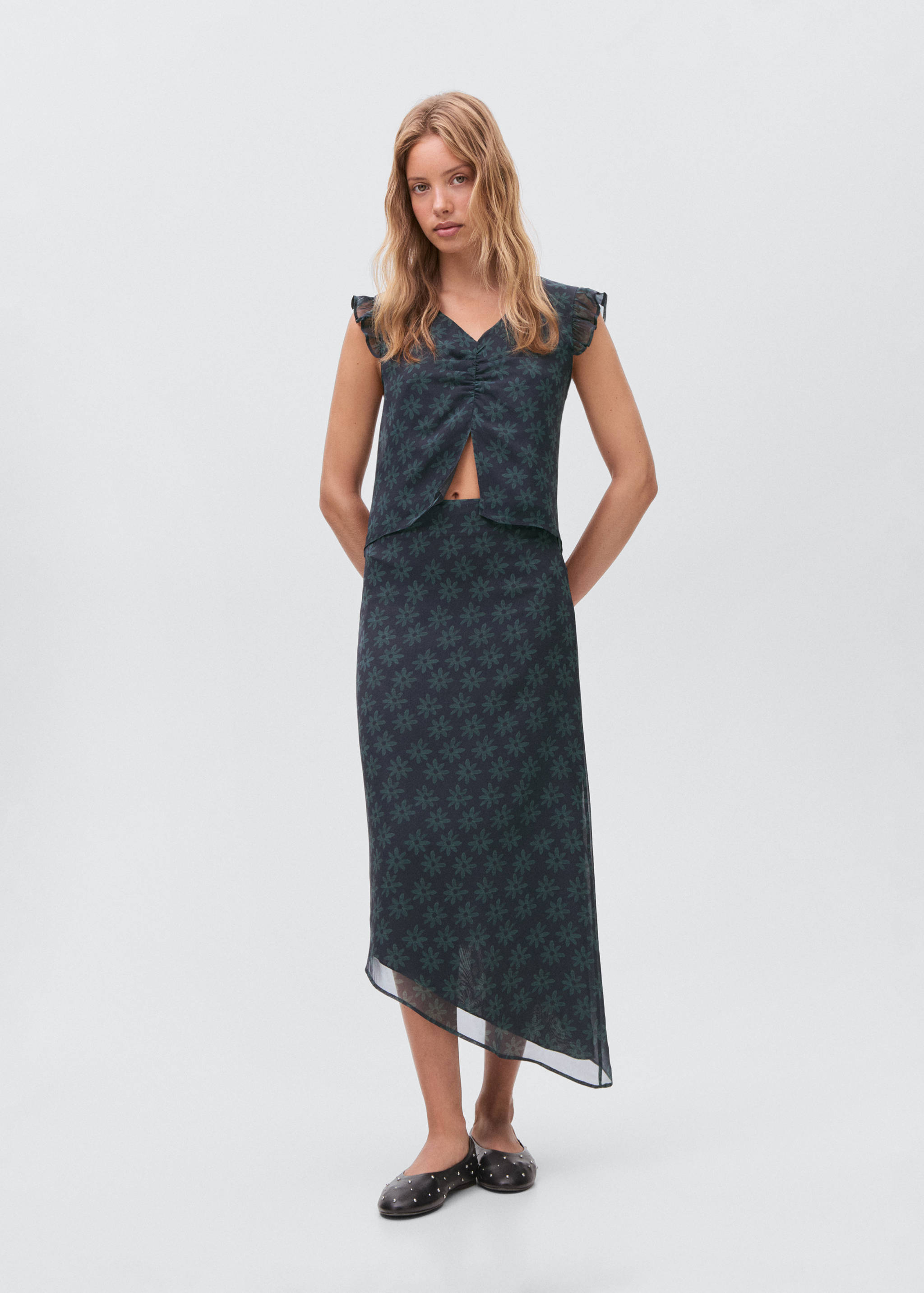 Gonna fiori asimmetrica - Dettaglio dell'articolo 2