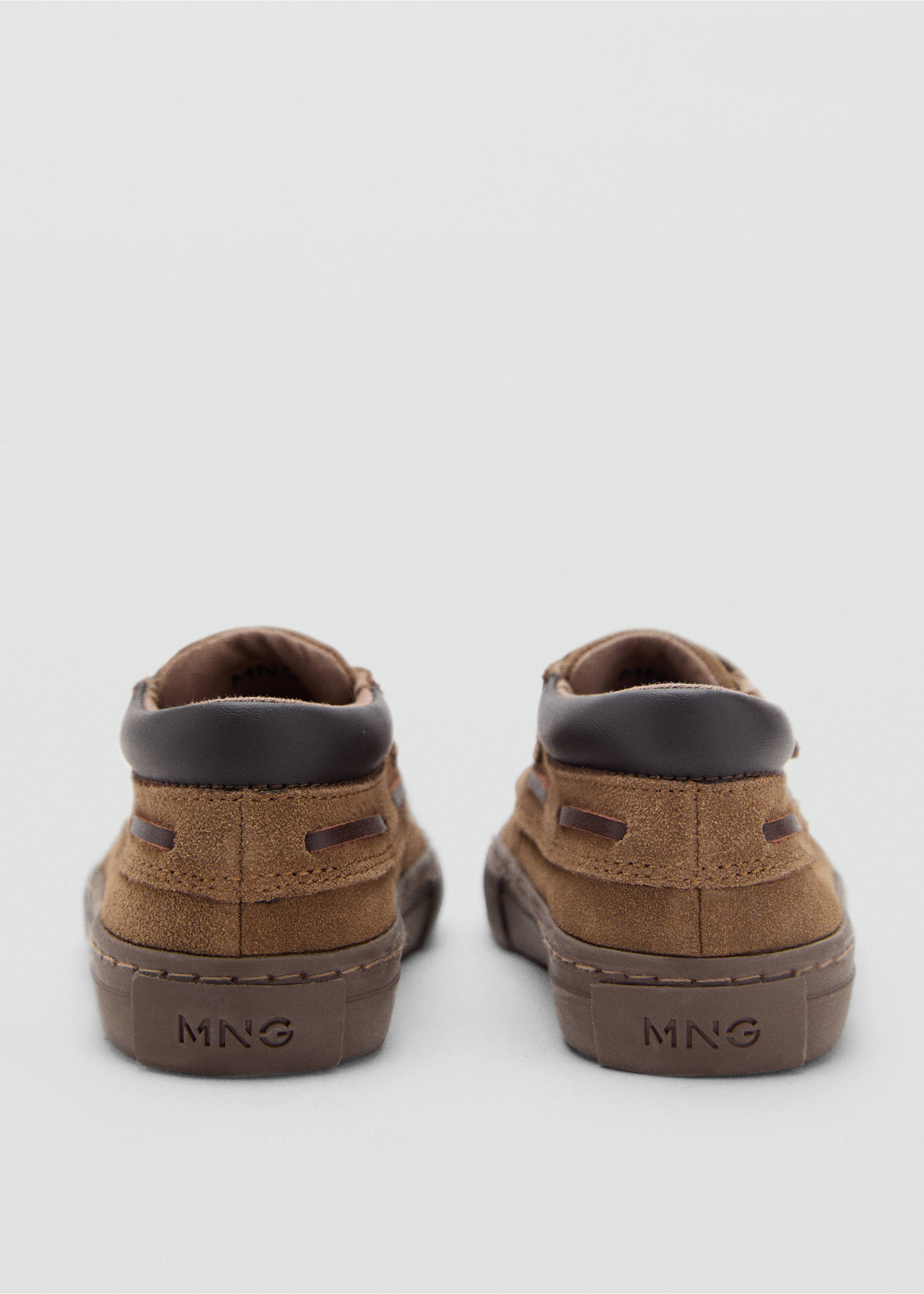Velcro leather shoes - Details of the article 1, Chocolate. Ref: 17064097-00.