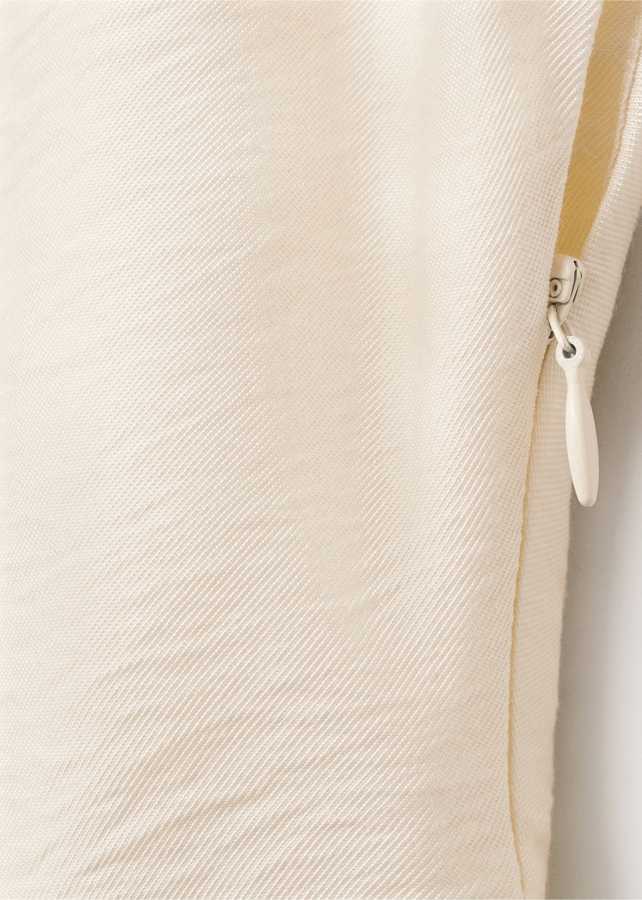Modal blouse with asymmetrical collar - Details of the article 0, White. Ref: 17064100-00.