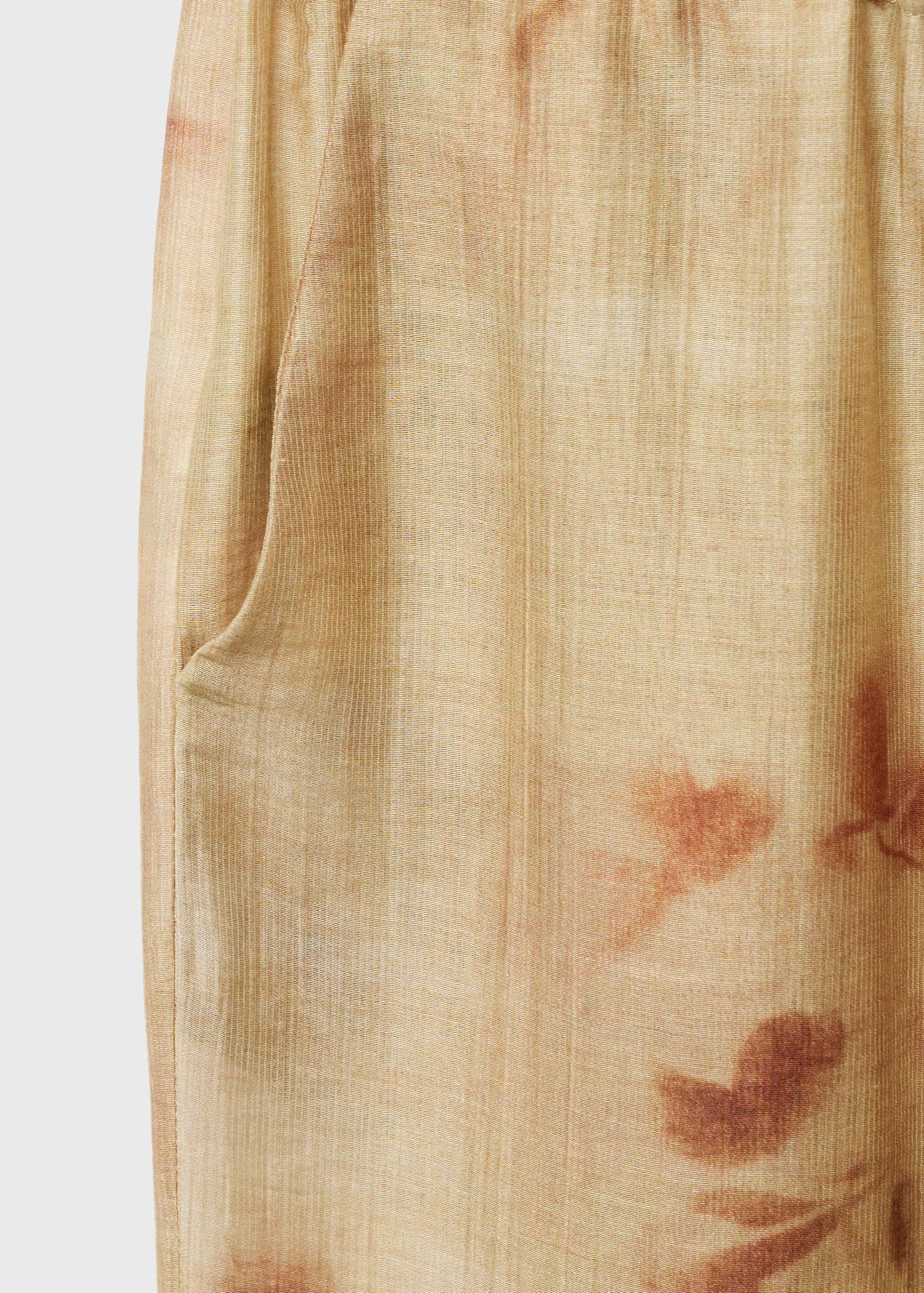 Hose mit Blätterdruck - Detail des Artikels 0