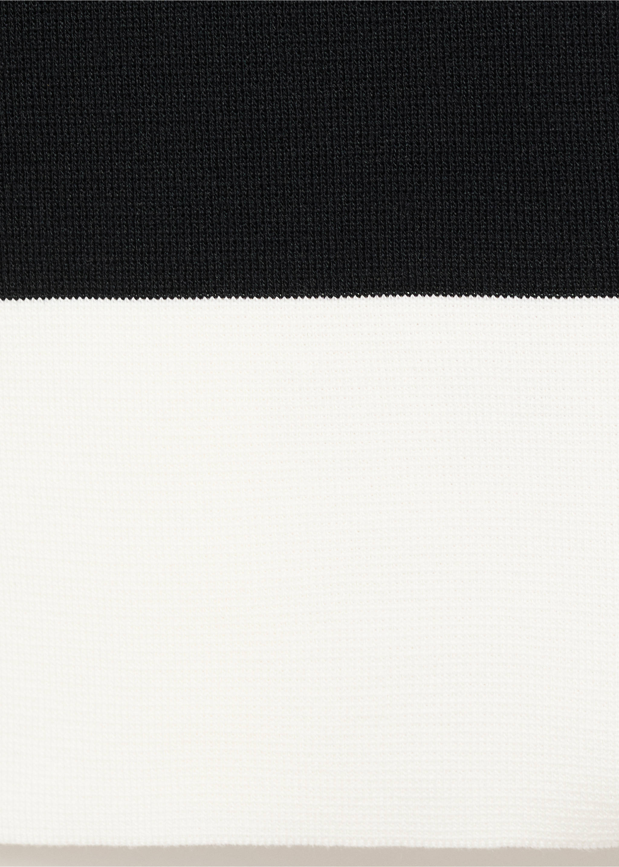 Asymmetrical knitted dress with strap - Details of the article 0, Ecru. Ref: 17064104-00.