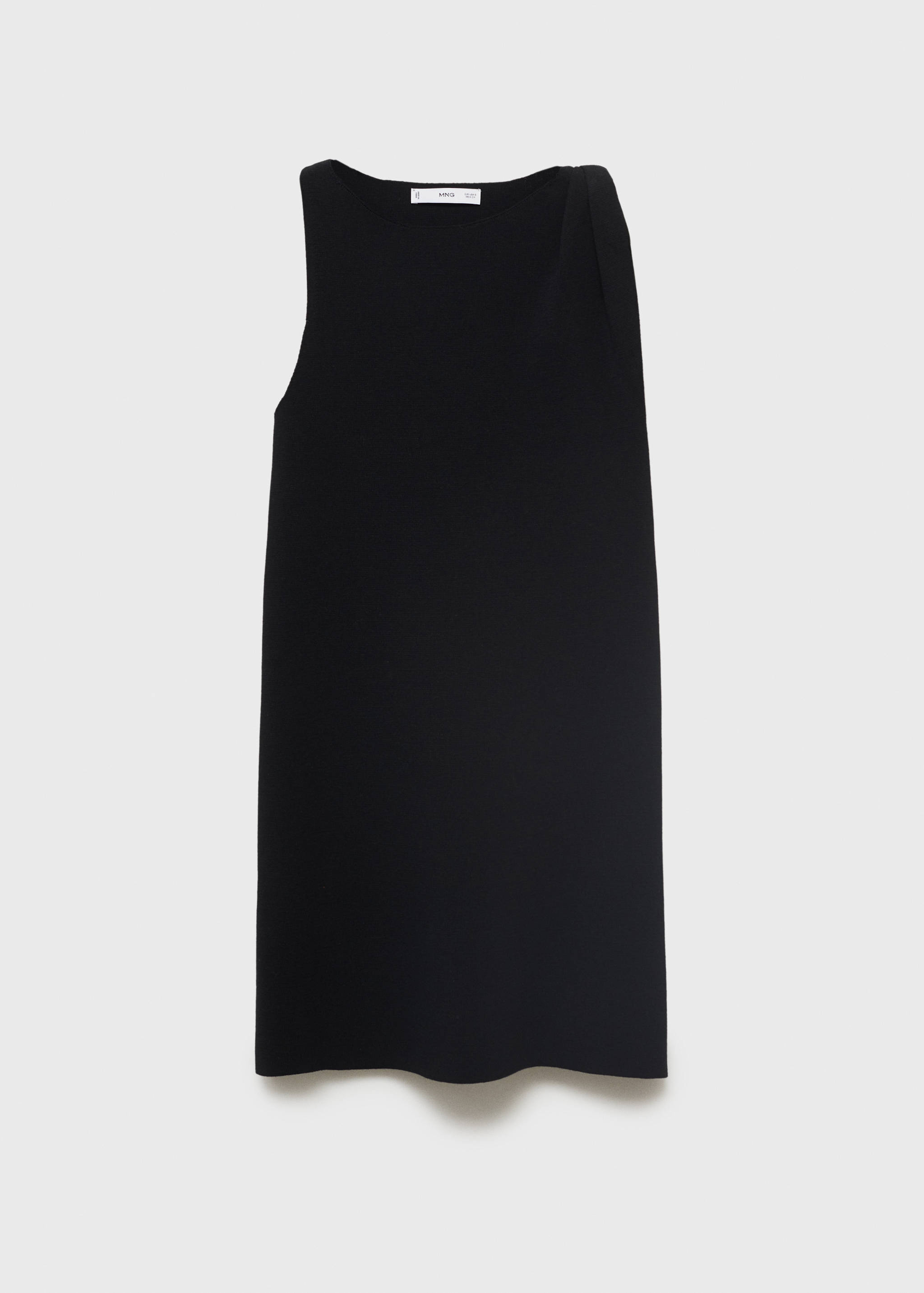 Robe maille bretelles asymétriques - Article sans modèle