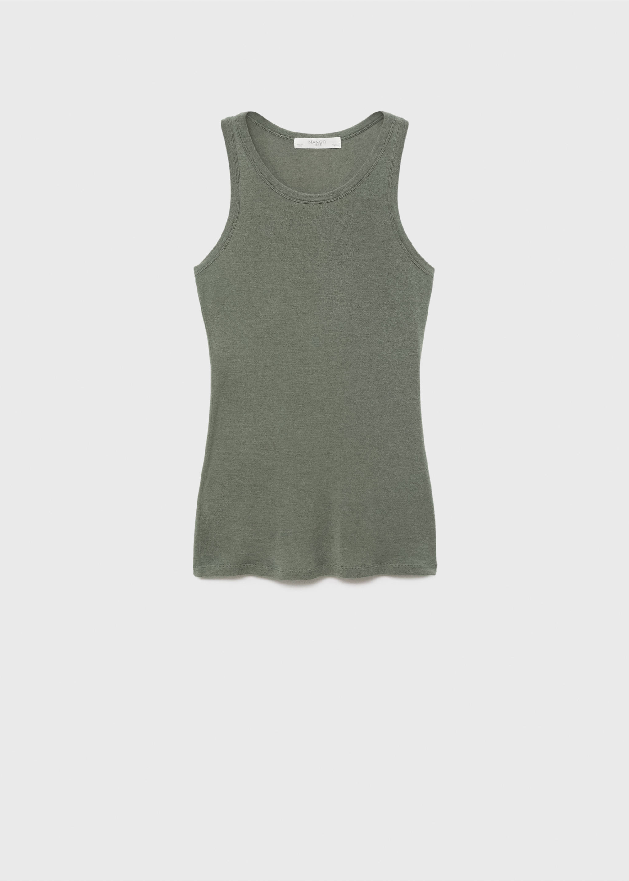 Haut de pyjama en cachemire - Article sans modèle, Vert. Ref: 17064105-00.