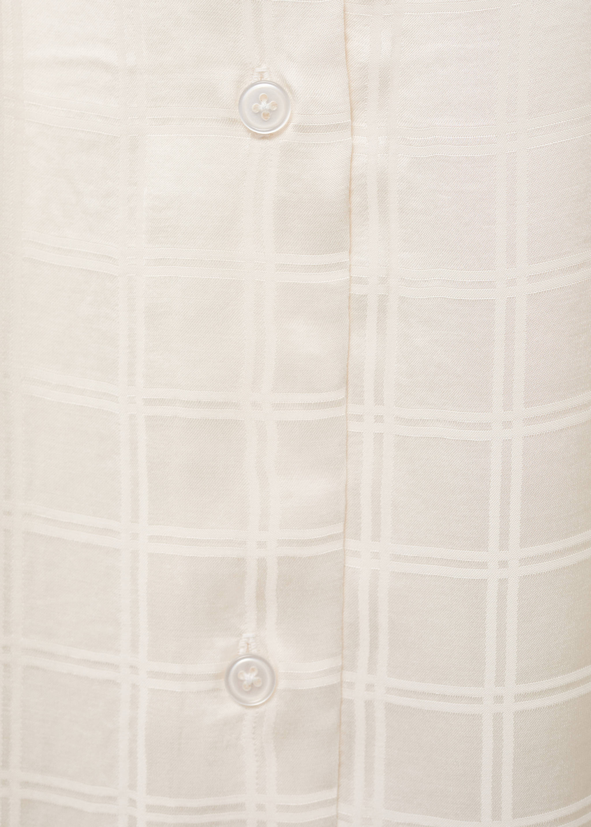 Rayon check pyjama top - Details of the article 0