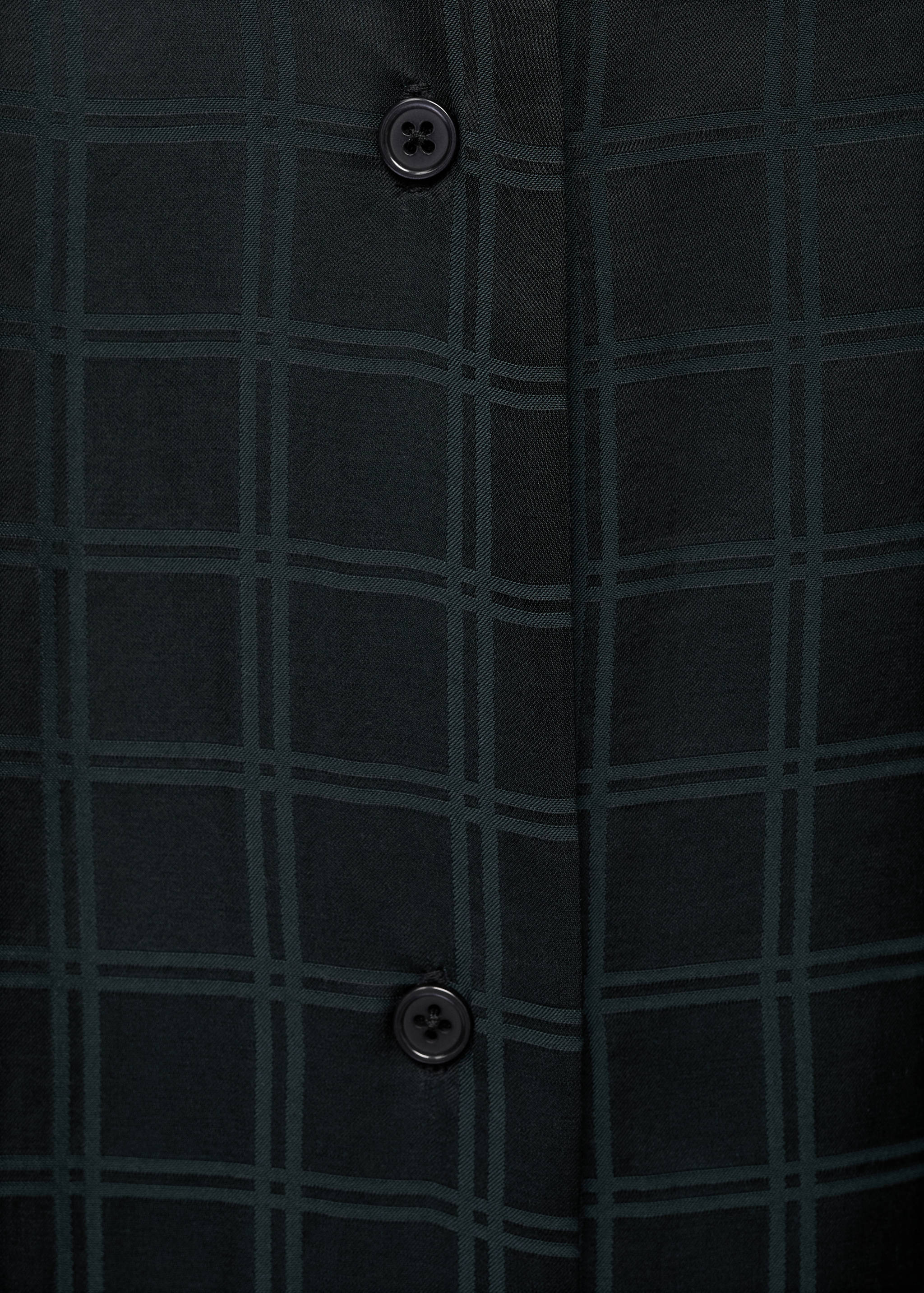 Rayon check pyjama top - Details of the article 0