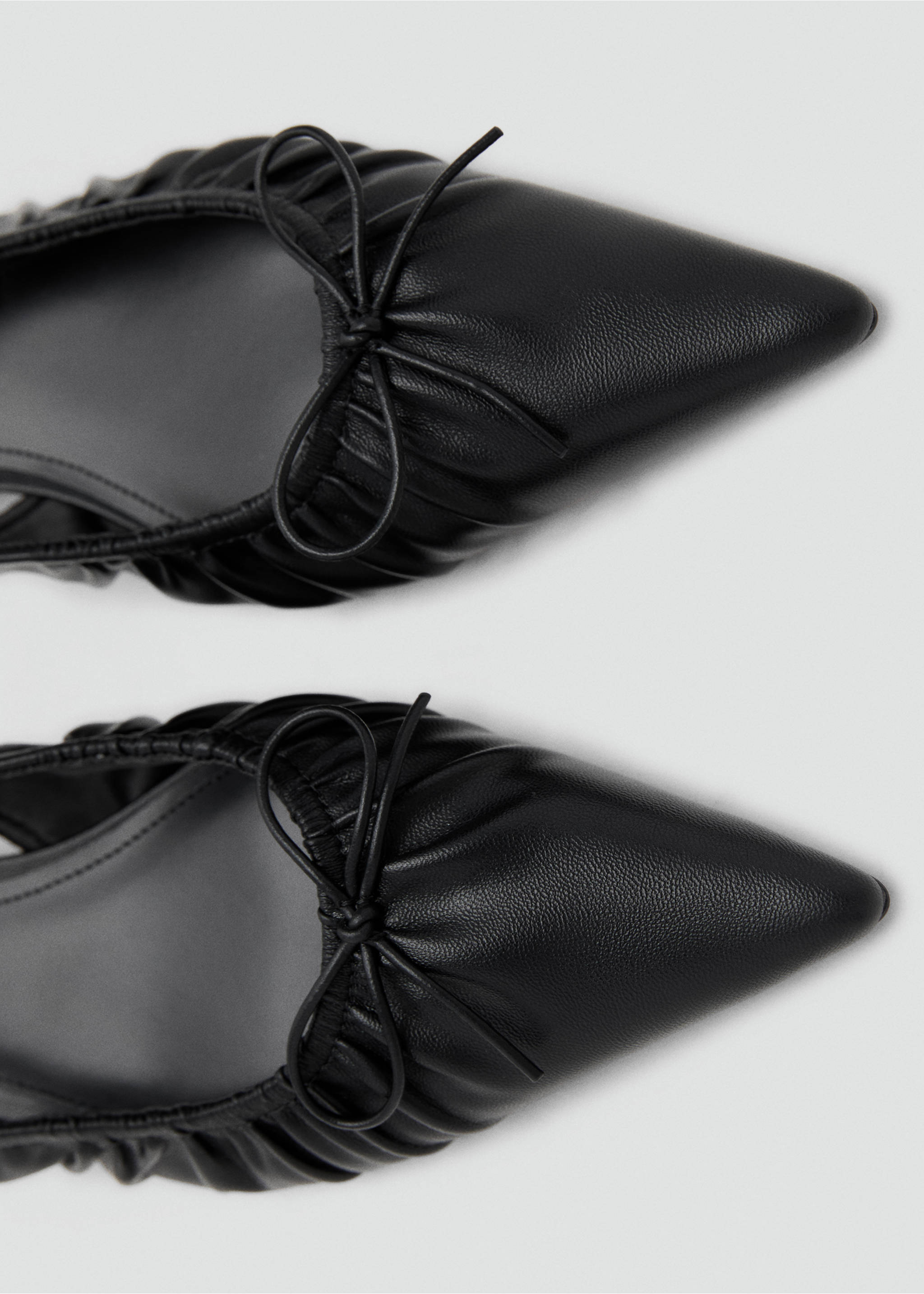 Chaussures talon froncé nœud - Détail de l'article 1, Noir. Ref: 17064121-00.