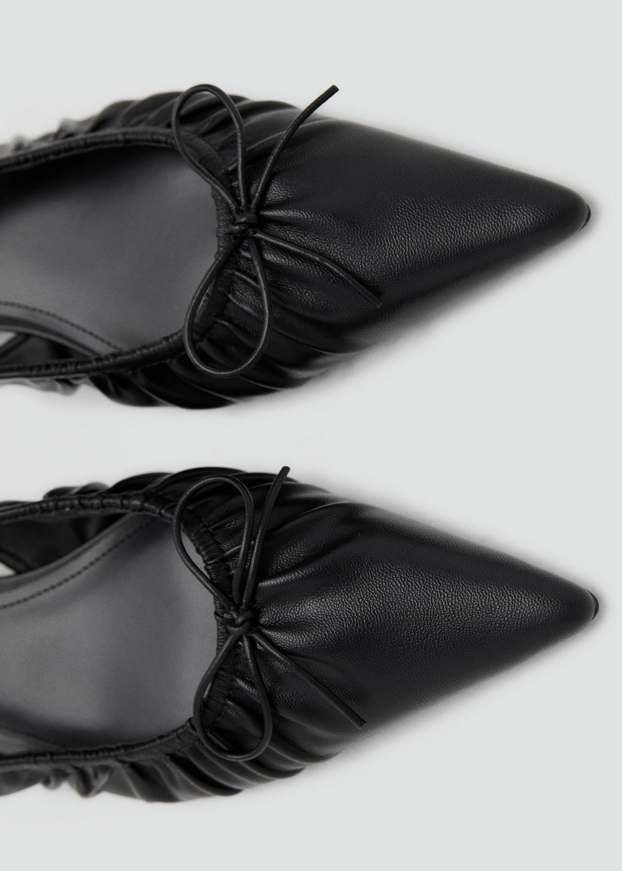 Zapato tacón fruncido lazo - Detalle del artículo 1
