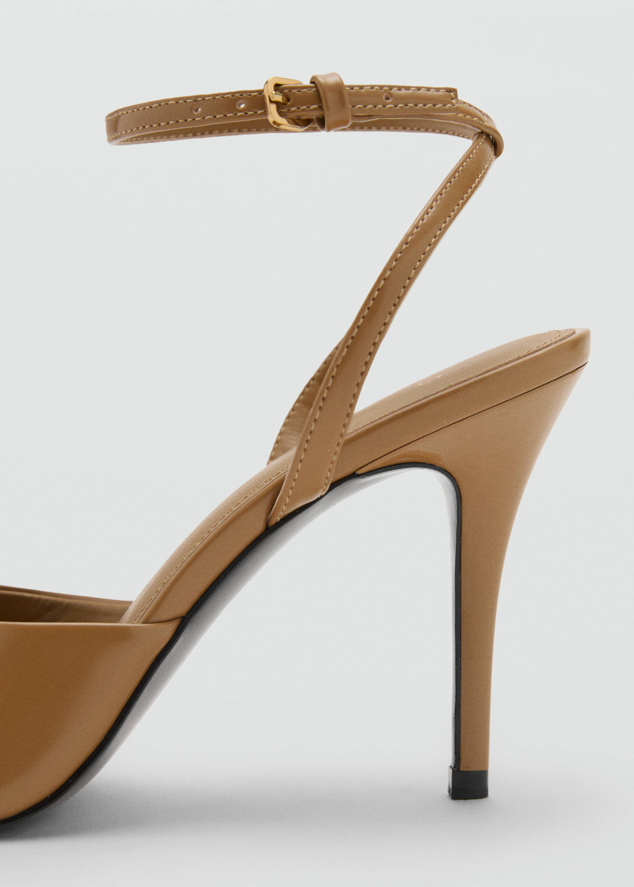 Ankle-cuff heeled sandals - Details of the article 1