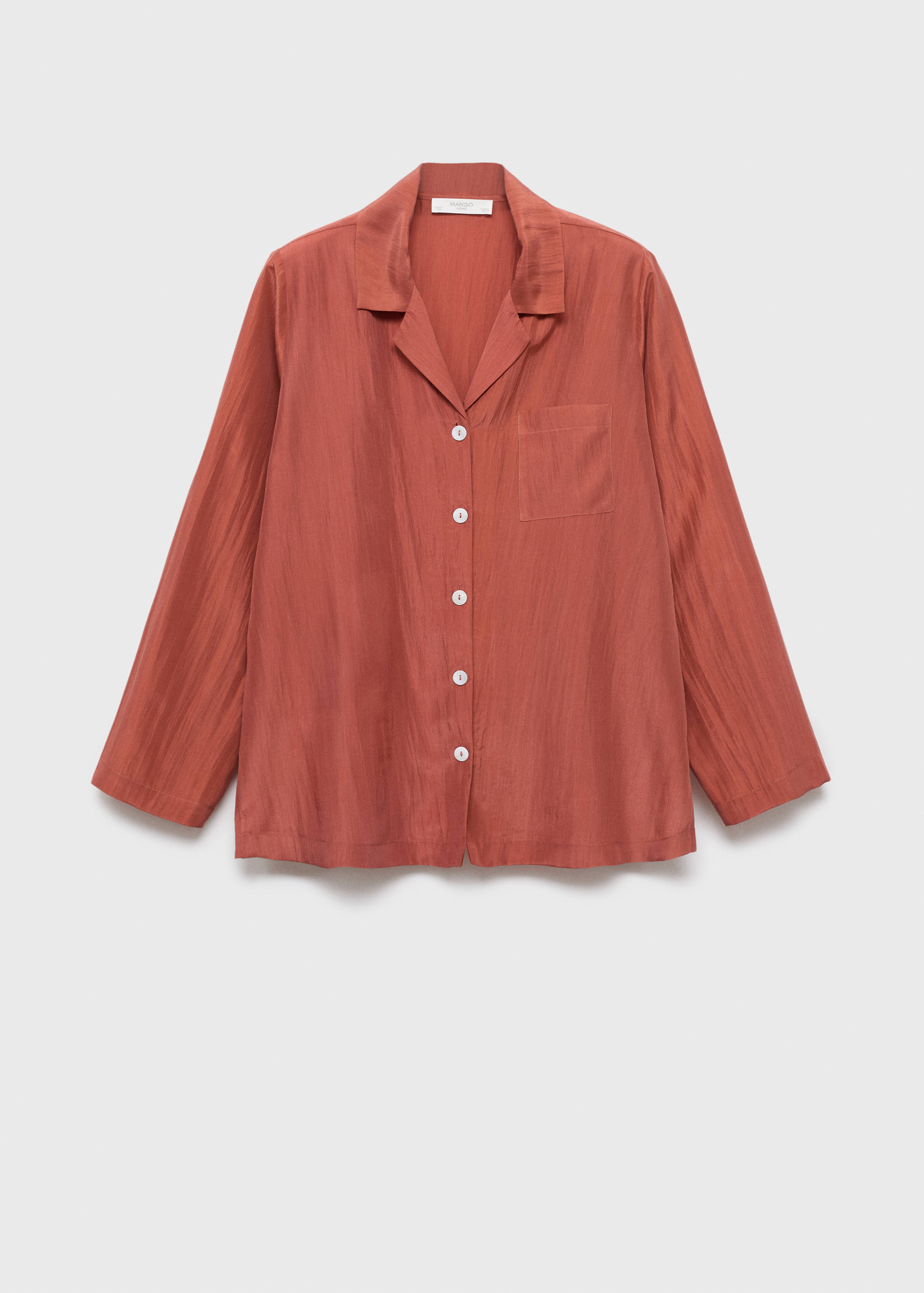 Lange zijden blouse - Artikel zonder model