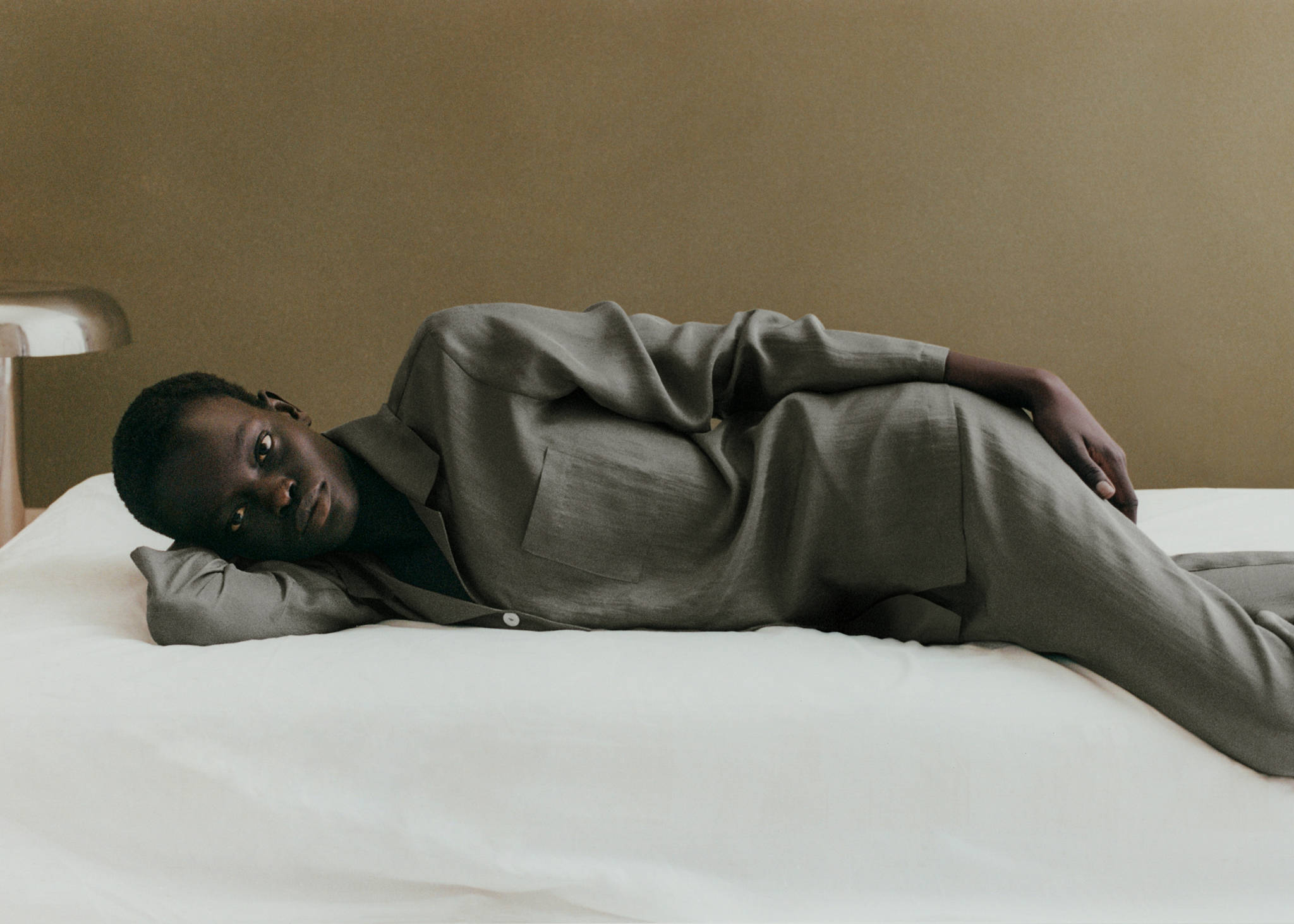 Silk long shirt - Panoramic plane