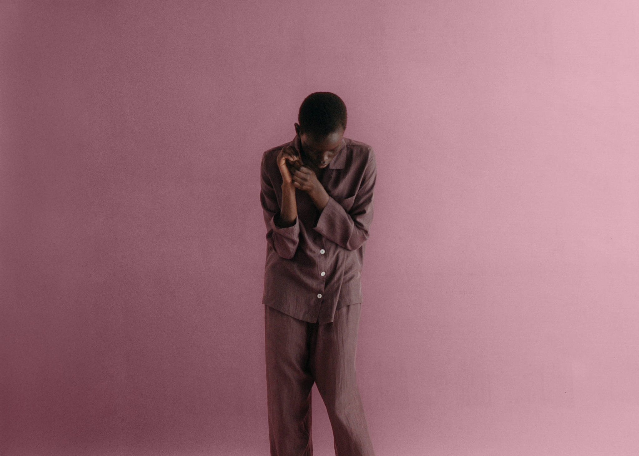 Silk long shirt - Panoramic plane