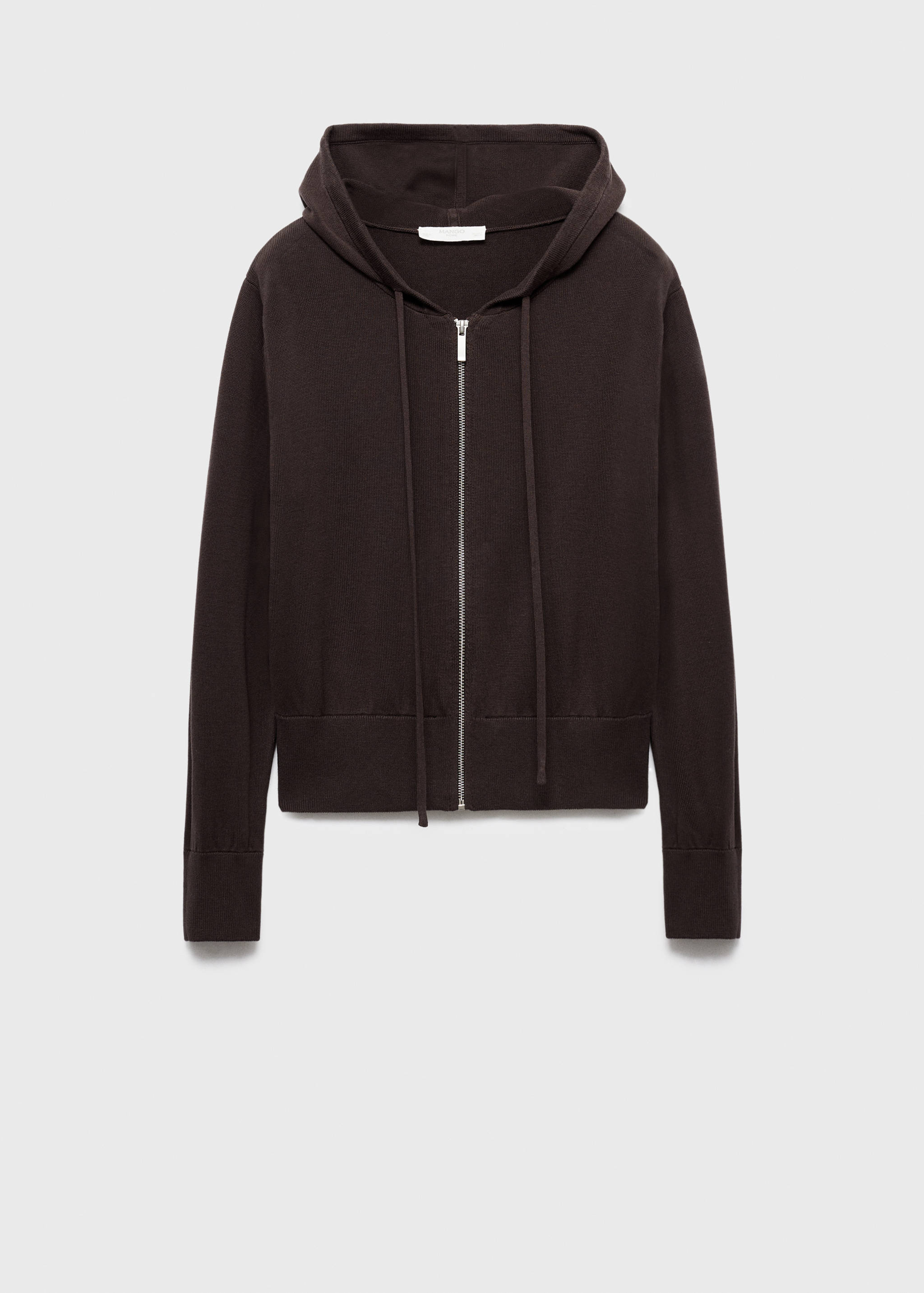 Cárdigan punto algodón capucha - Artículo sin modelo