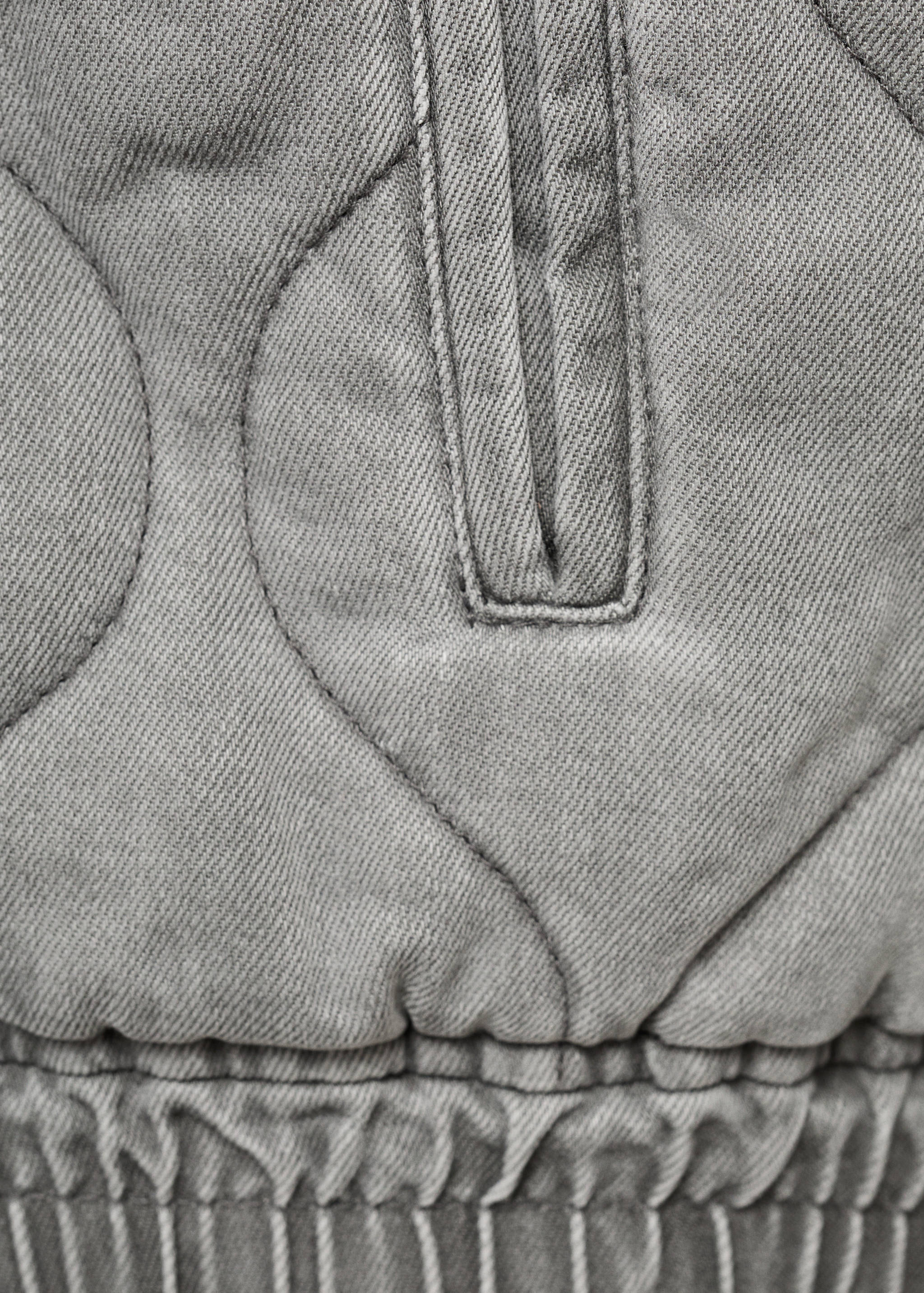 Quilted denim jacket - Details of the article 8