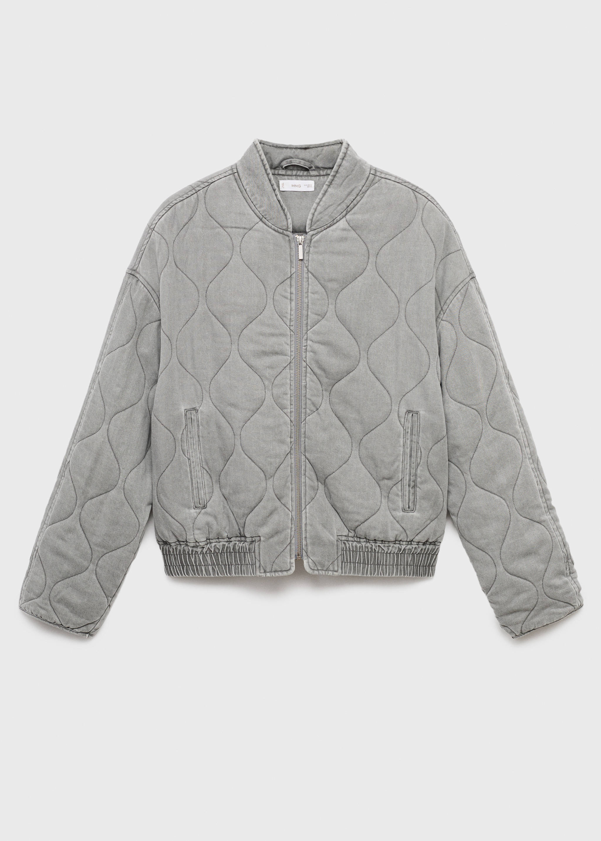 Quilted denim jacket - Article without model