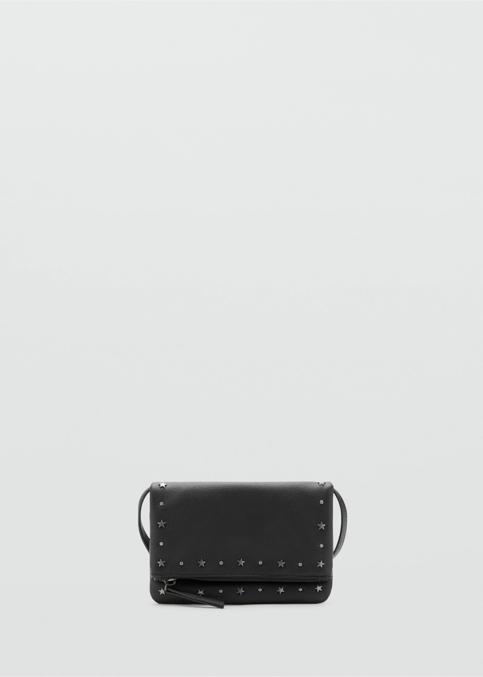 Mini-bag with star studs - Article without model, Black. Ref: 17064412-00.