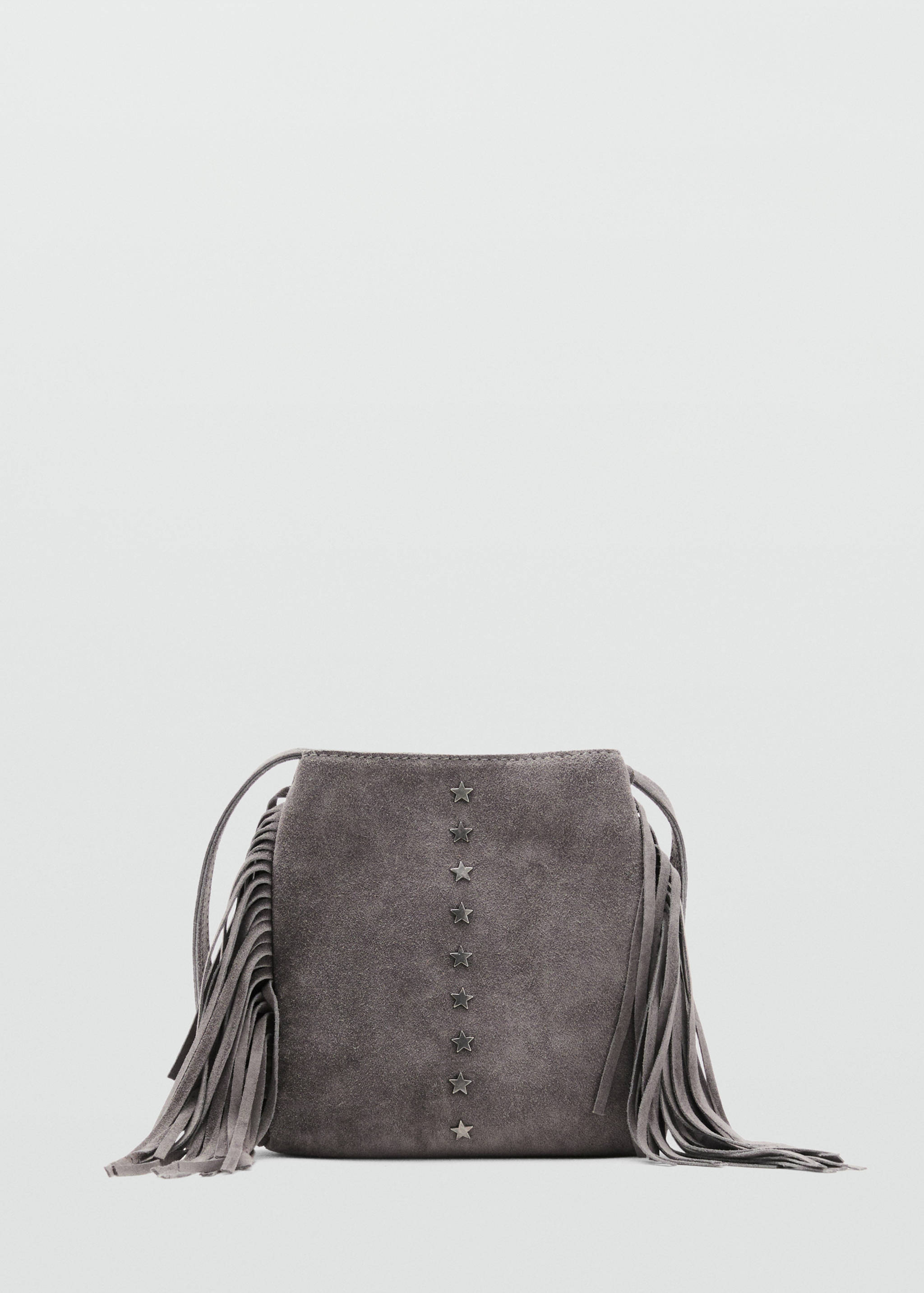 Fringed leather bucket bag - Article without model