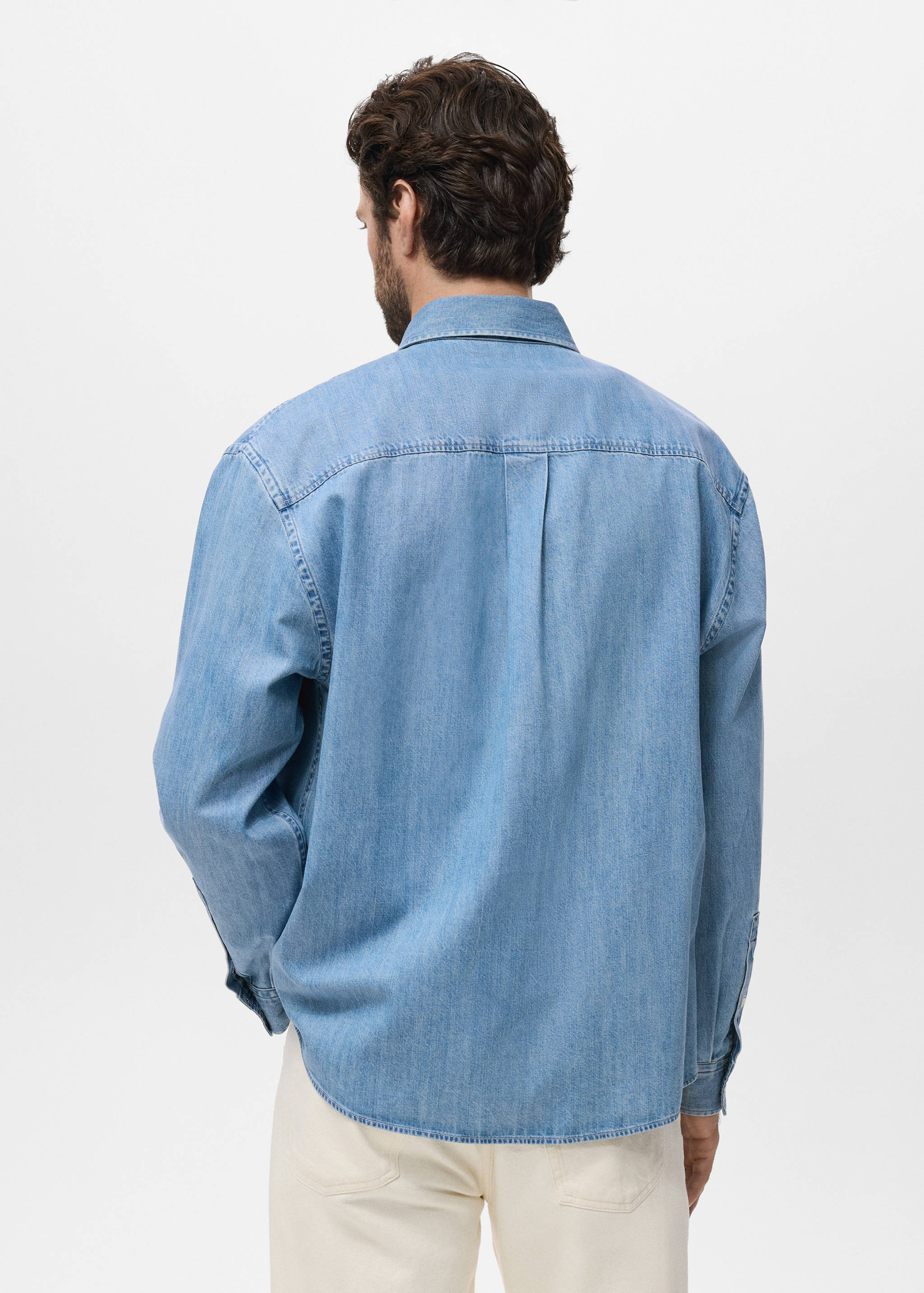 Camisa denim bolsillo - Reverso del artículo