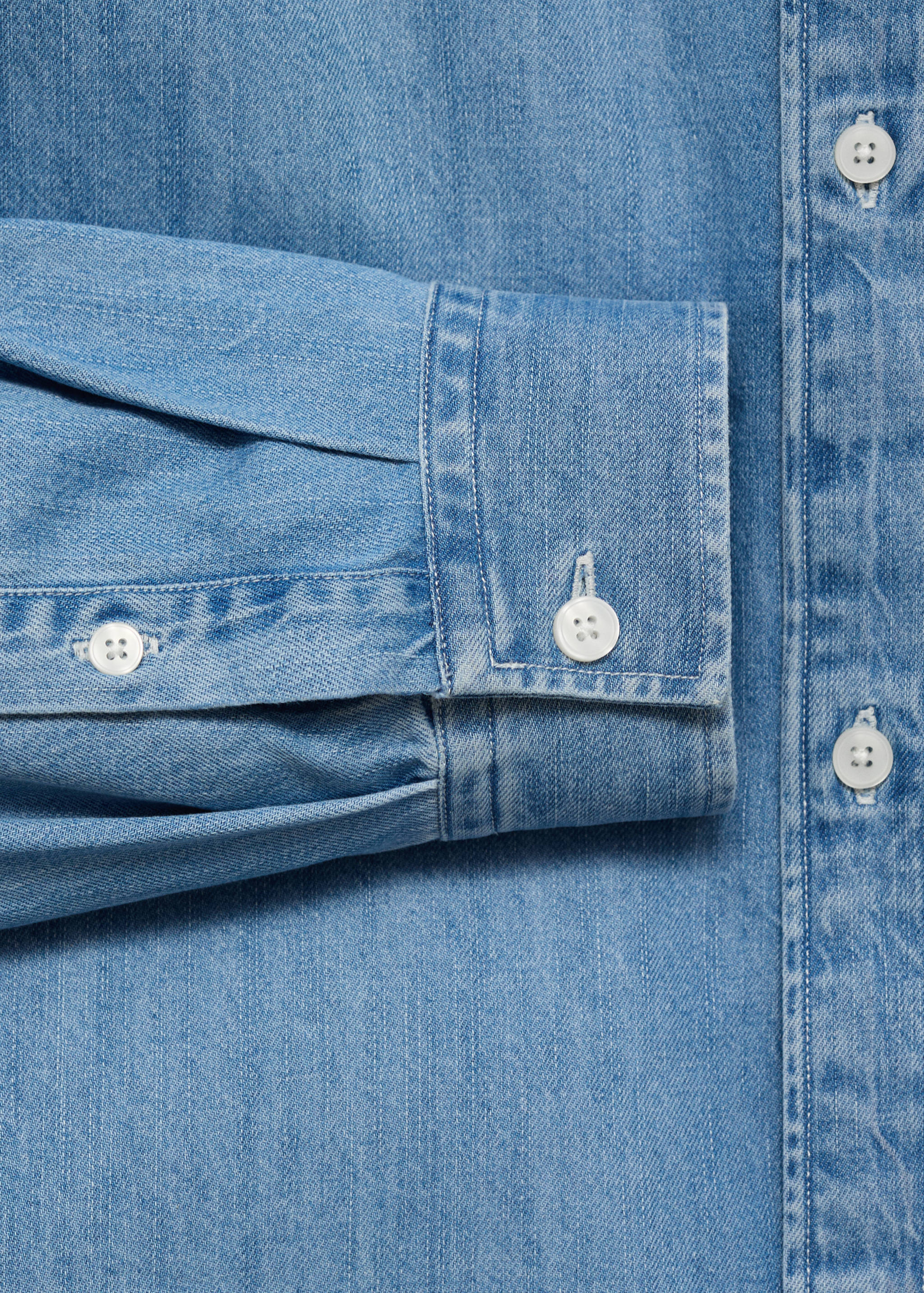 Camisa denim bolsillo - Detalle del artículo 0