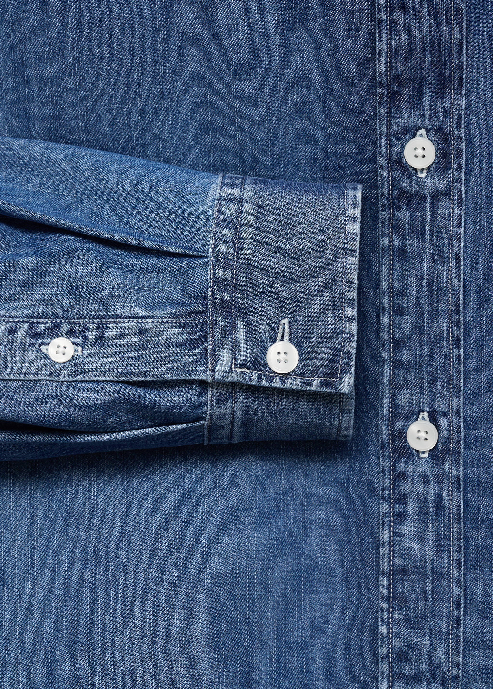 Camisa denim bolsillo - Detalle del artículo 0