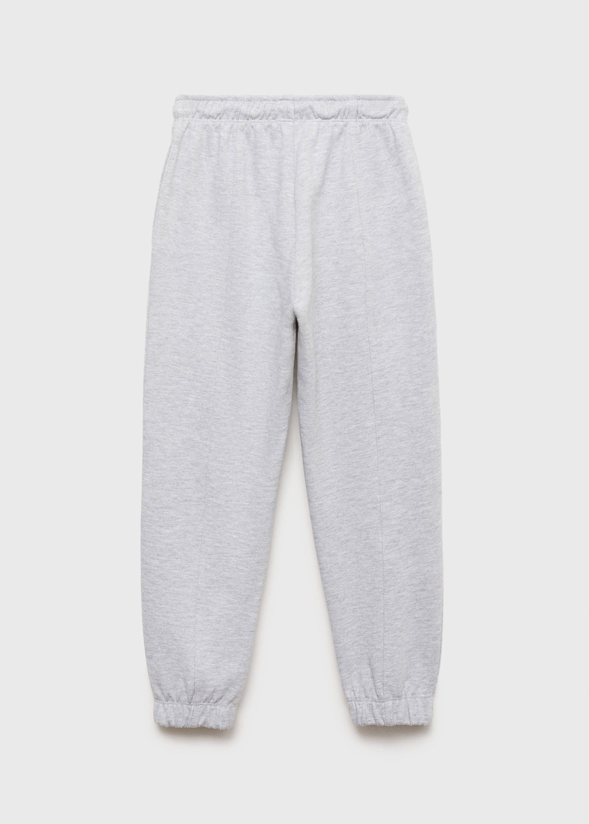 Cotton joggers with elastic waist - Reverse of the article
