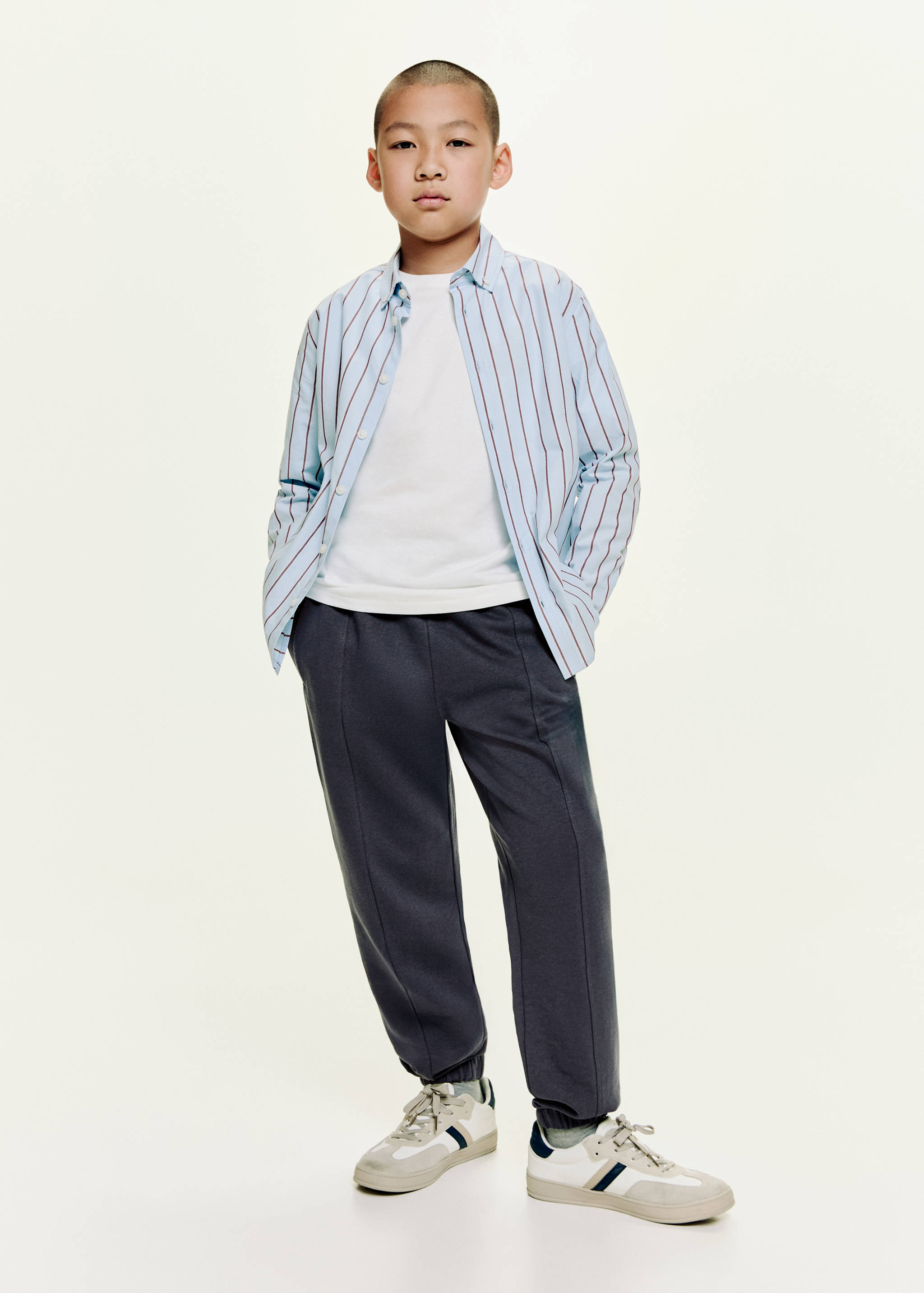 Joggers cotó cintura elàstica - Pla general