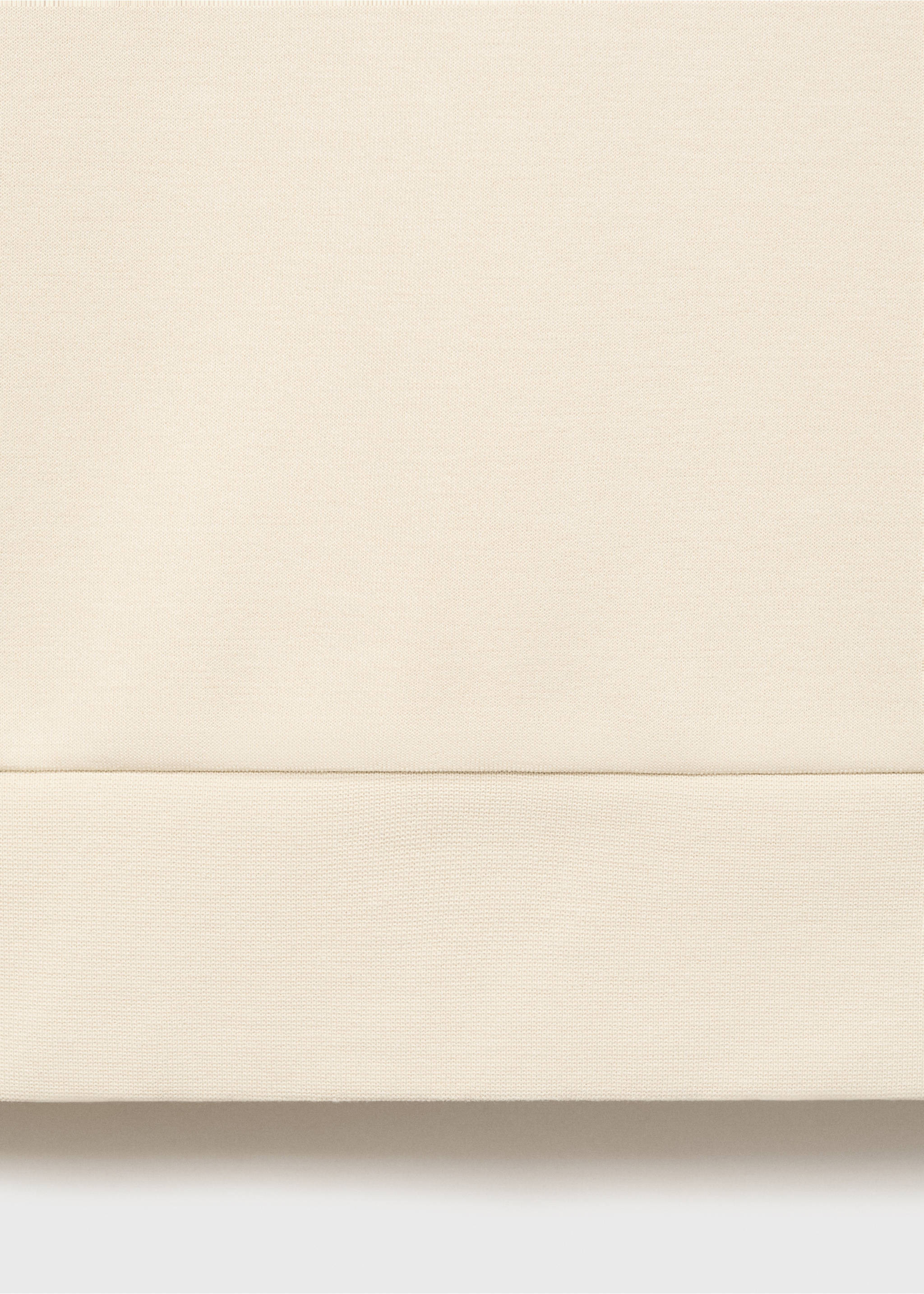 Regular-Fit-Sweatshirt aus Baumwolle mit Zip - Detail des Artikels 0, Ecru. Ref: 17064426-00.