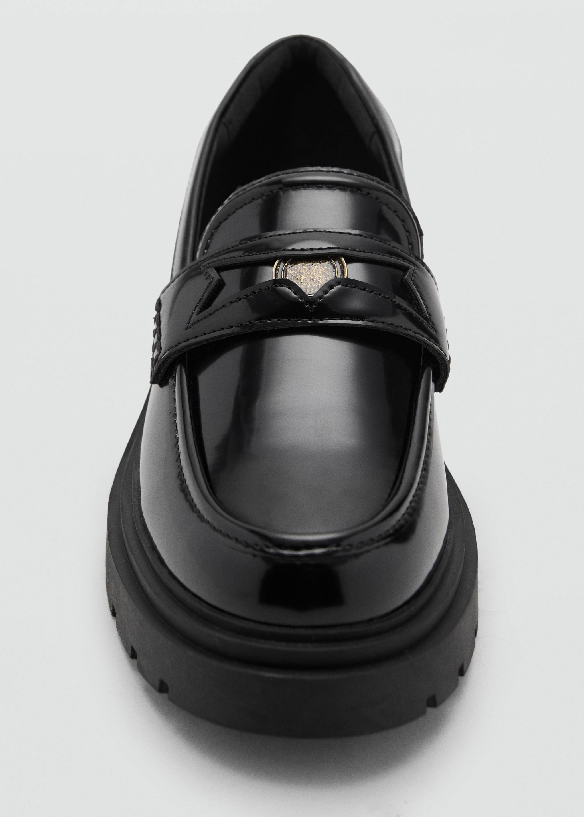 Faux-leather moccasin - Details of the article 2