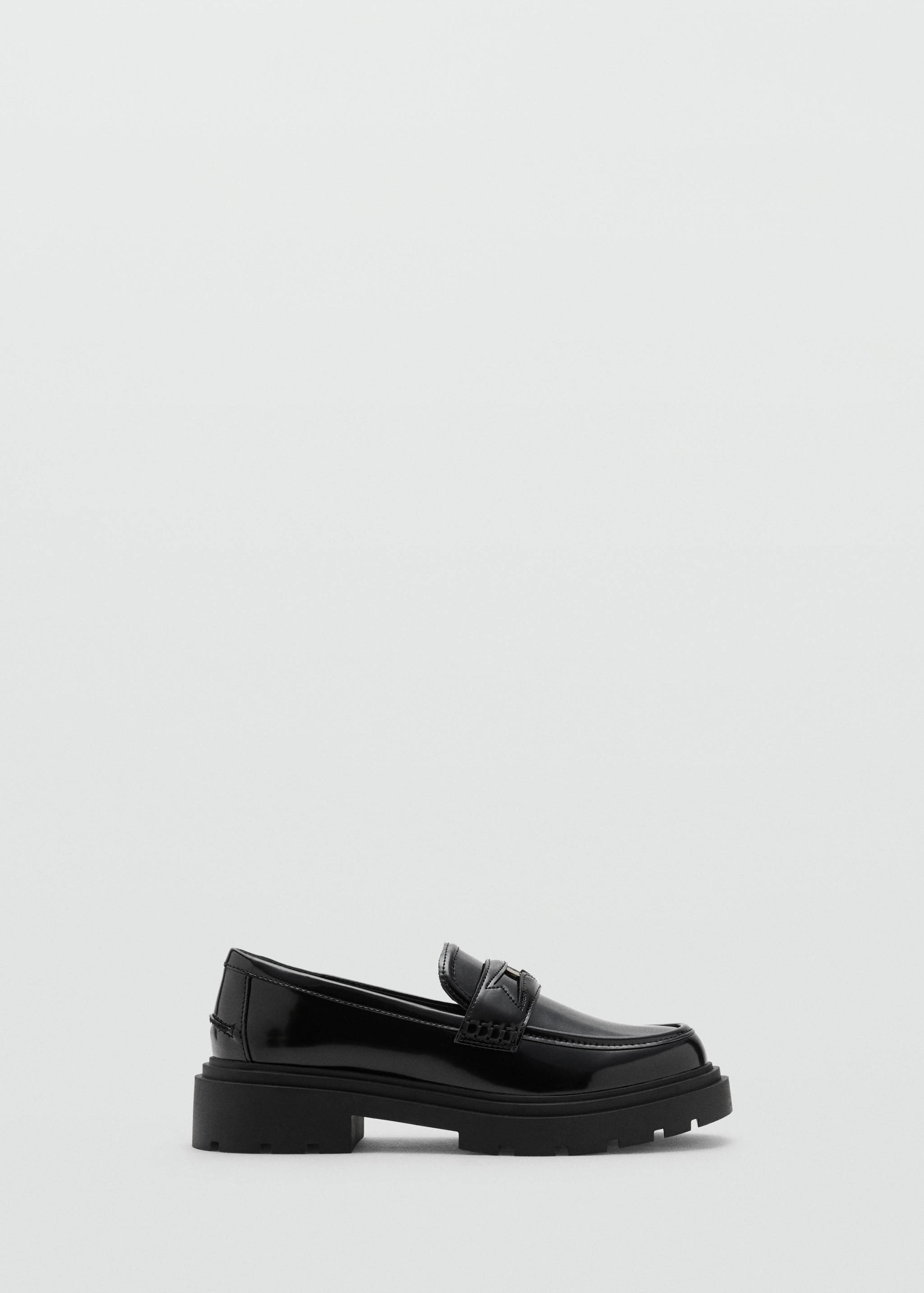 Faux-leather moccasin - Article without model
