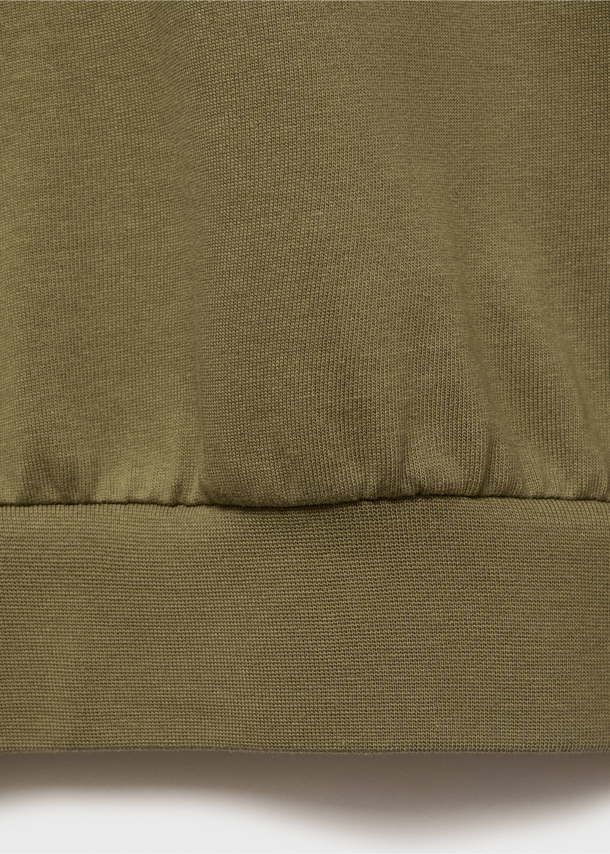Sweat 100 % coton relaxed-fit - Détail de l'article 8, Kaki. Ref: 17064432-00.