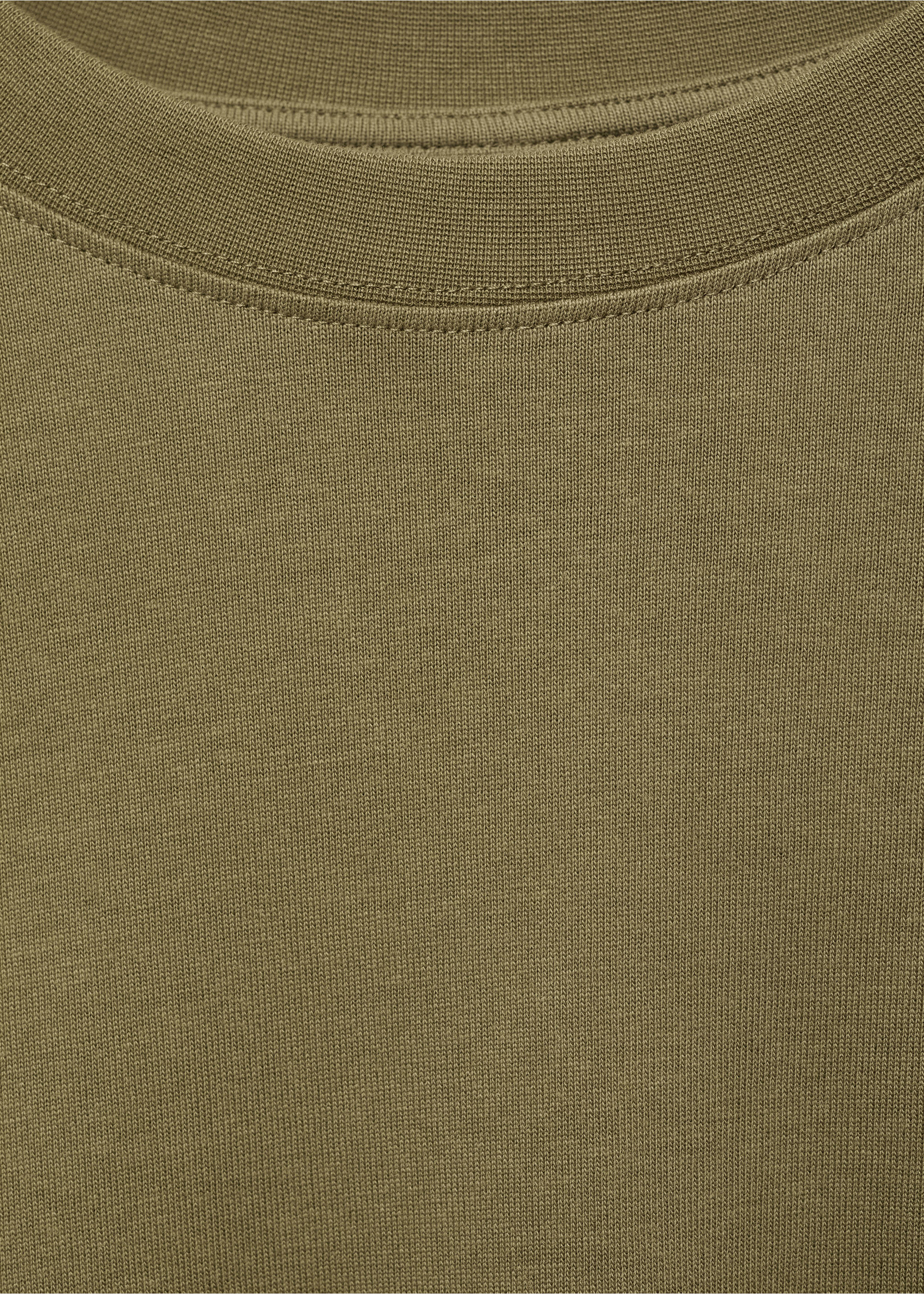 Sweat 100 % coton relaxed-fit - Détail de l'article 0, Kaki. Ref: 17064432-00.