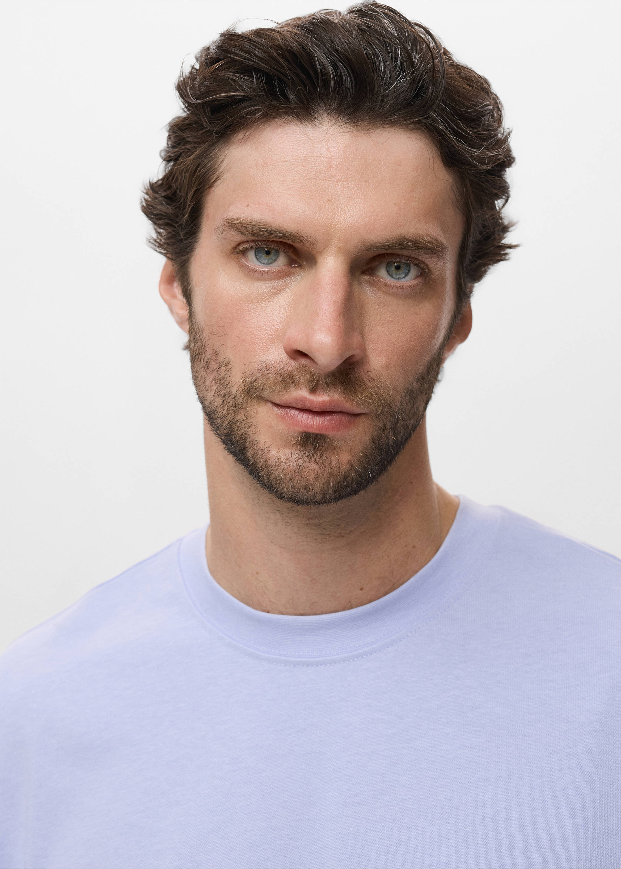 Sweat 100 % coton relaxed-fit - Détail de l'article 1, Bleu ciel. Ref: 17064432-00.