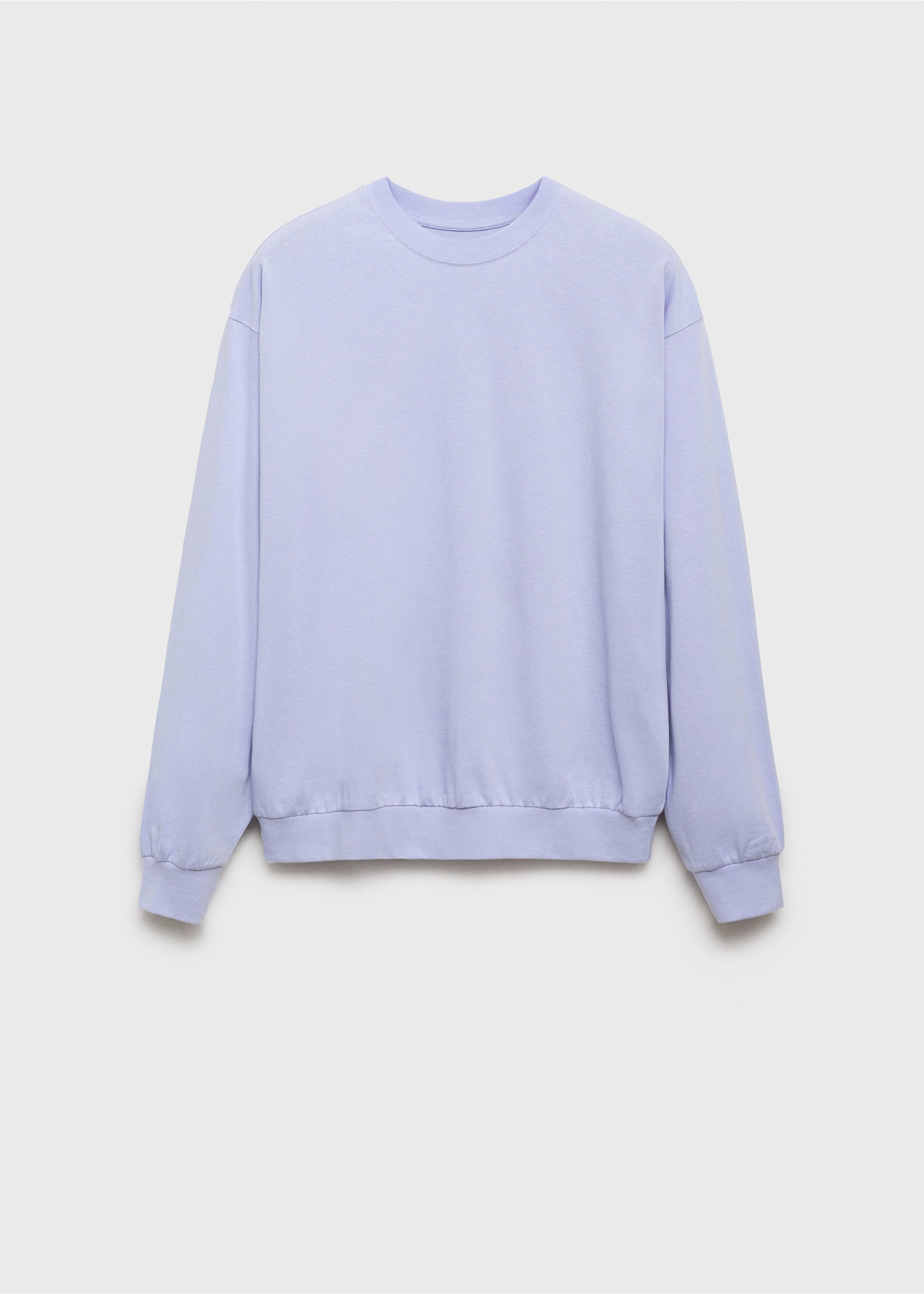 Sweat 100 % coton relaxed-fit - Article sans modèle, Bleu ciel. Ref: 17064432-00.