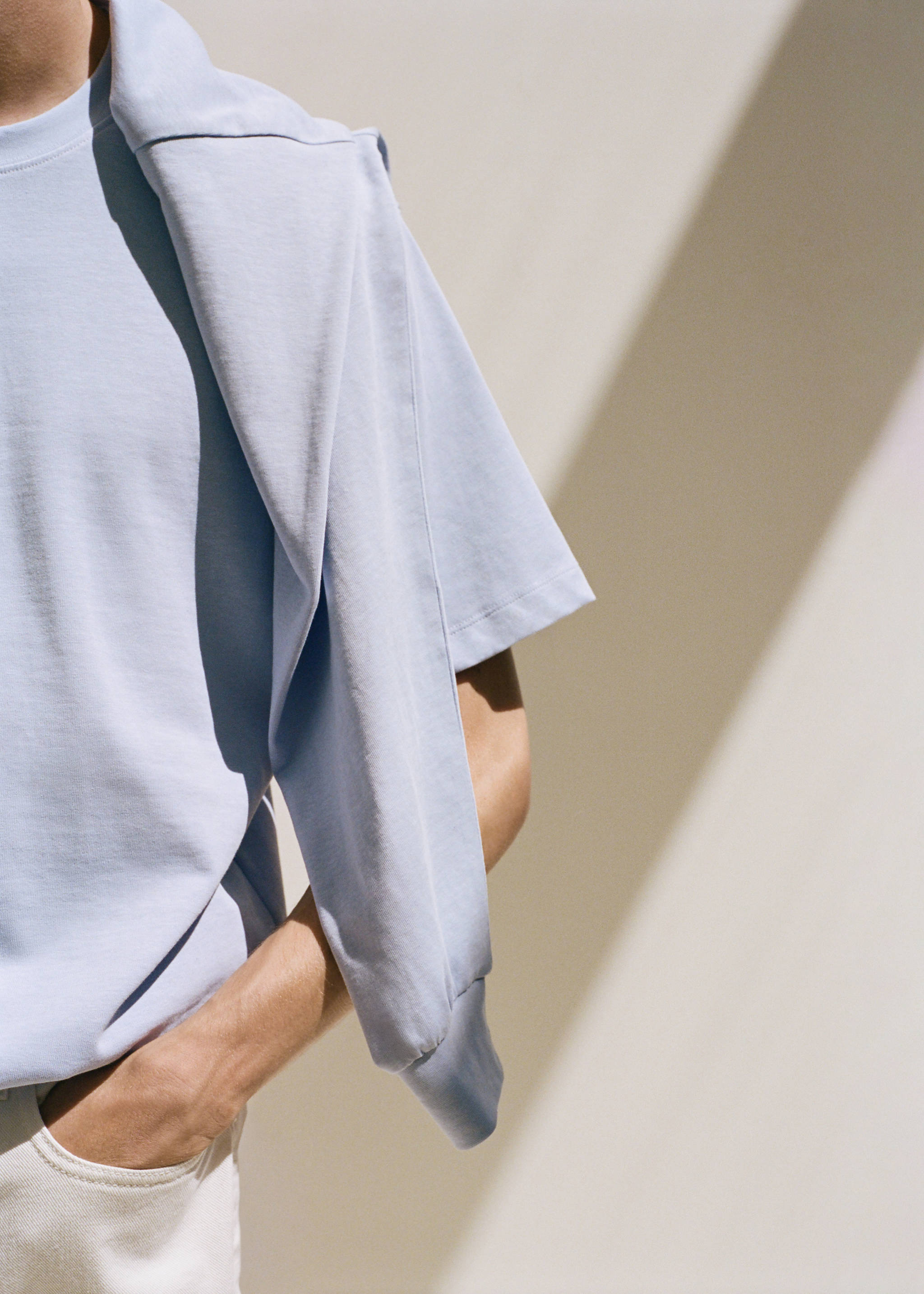 Sweatshirt aus 100 % Baumwolle im Relaxed Fit - Detail des Artikels 3