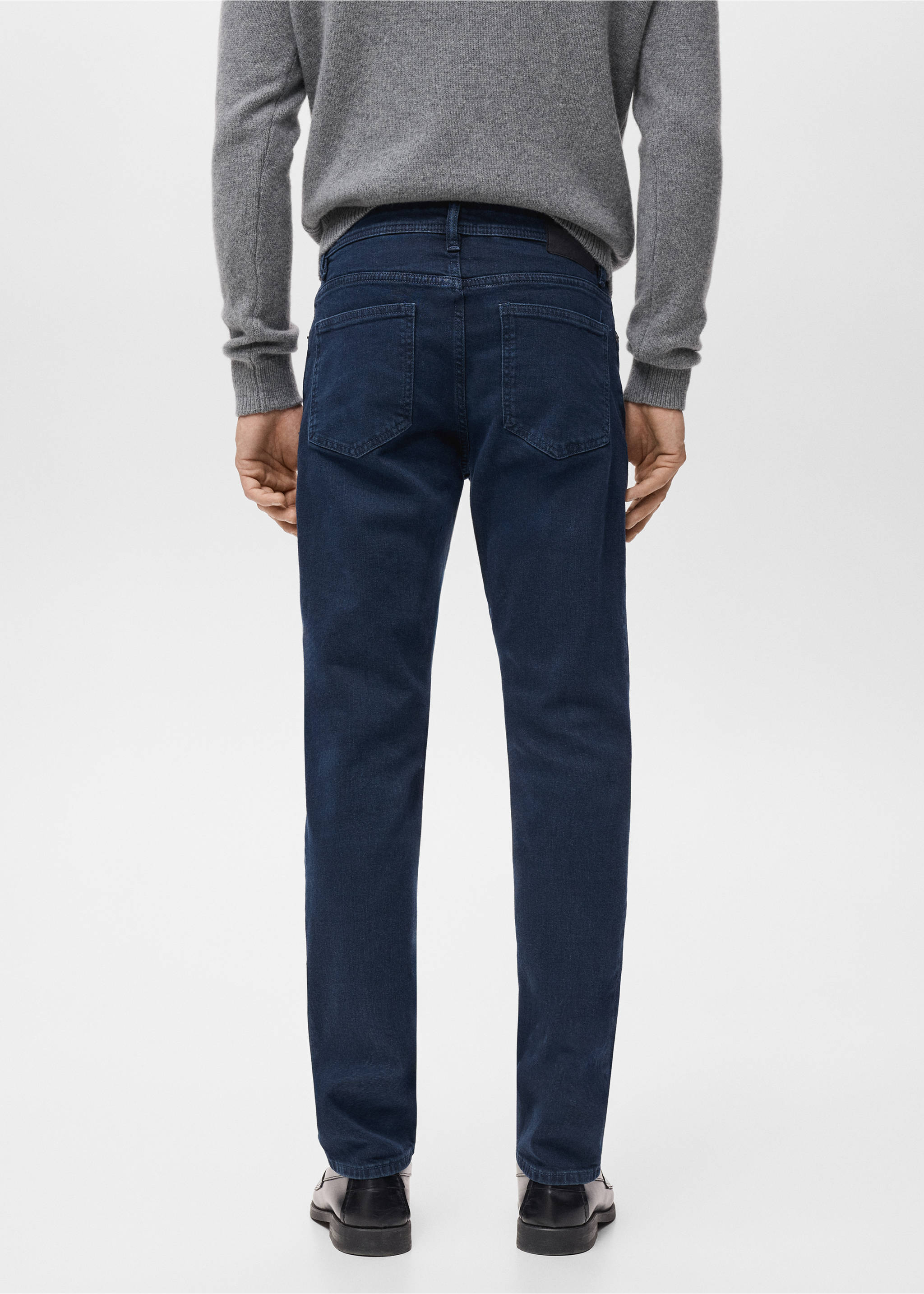Slim fit blue black Jan jeans - Reverse of the article, Deep Dark Blue. Ref: 17064438-00.