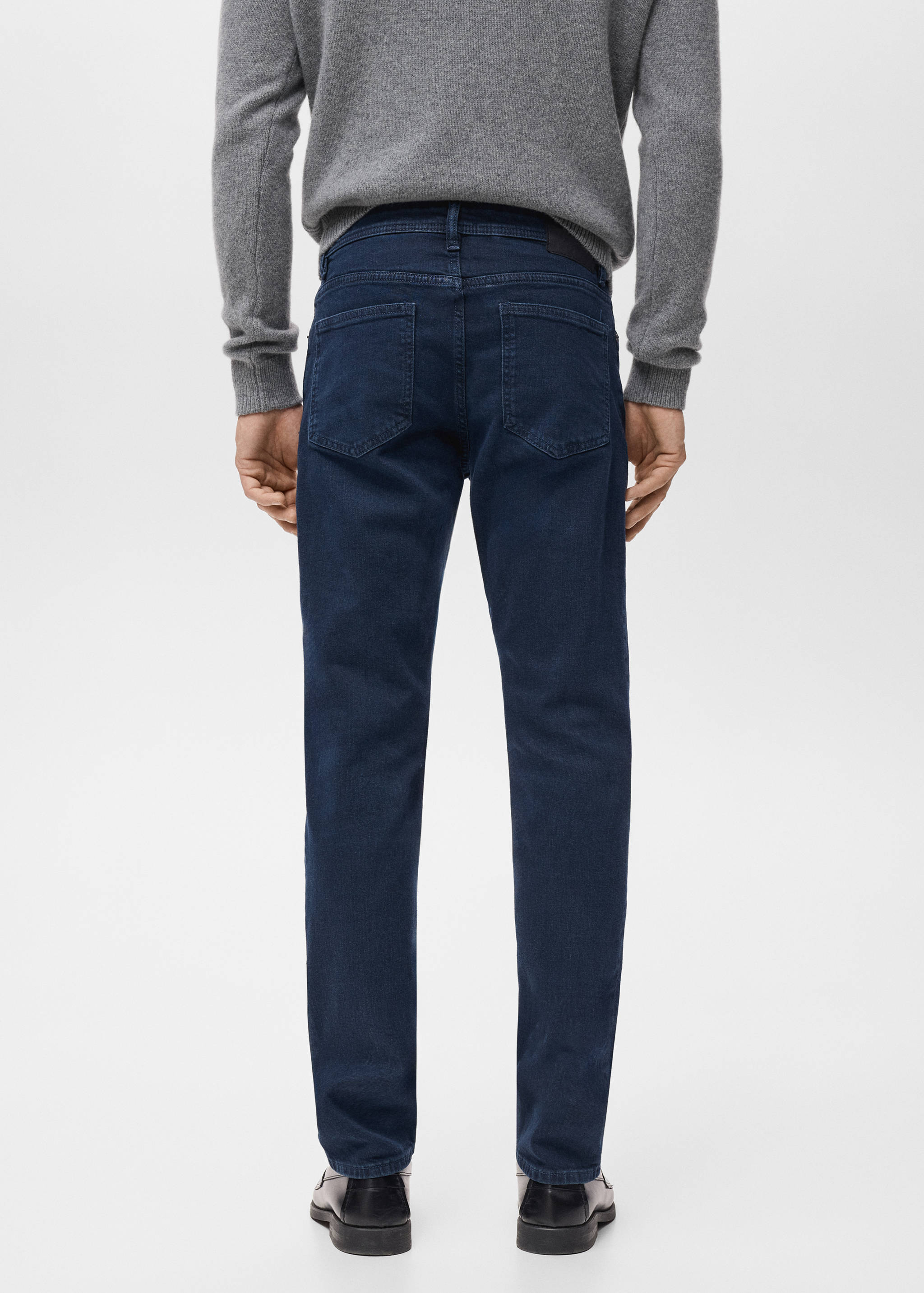 Slim fit blue black Jan jeans - Reverse of the article