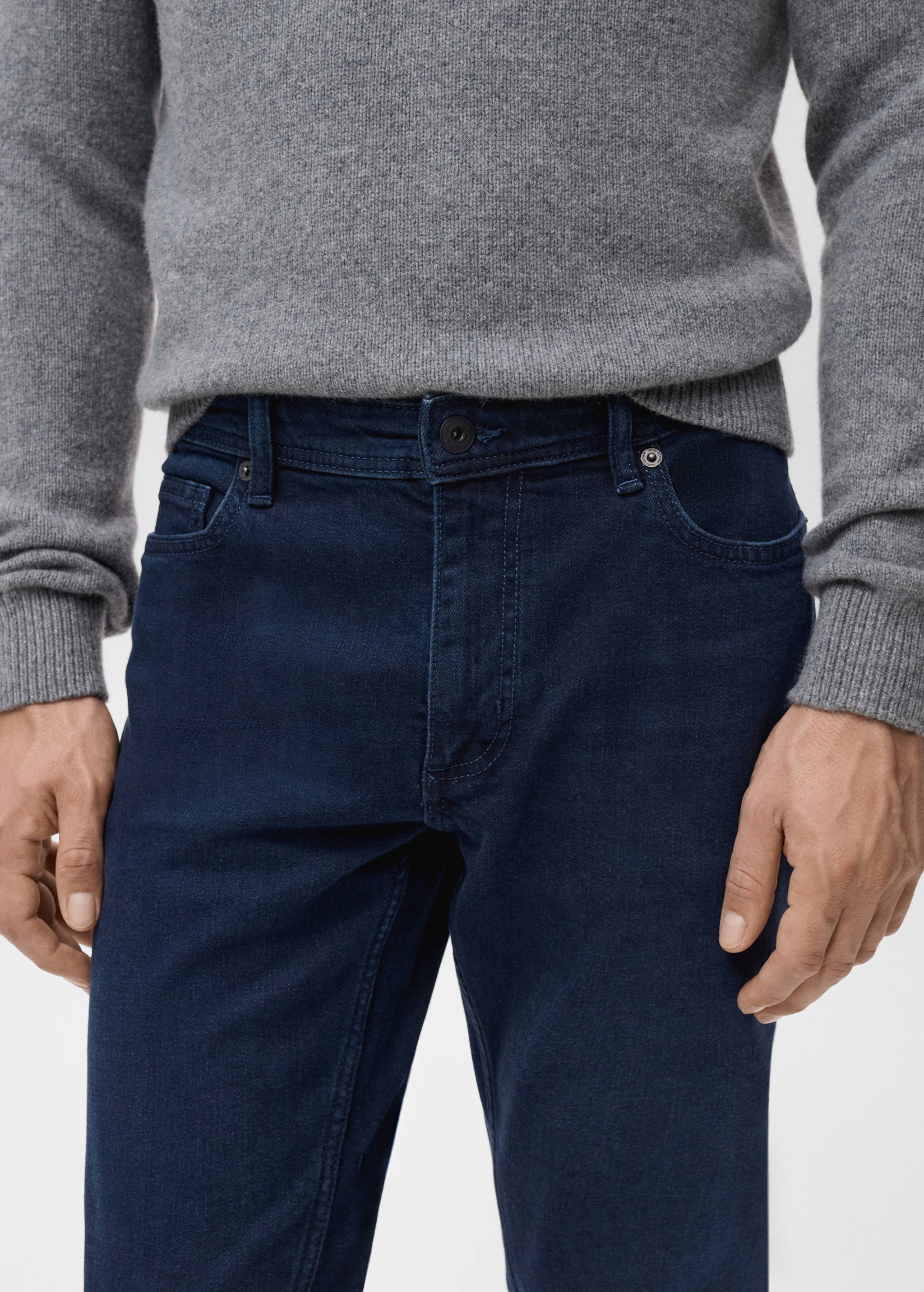 Slim fit blue black Jan jeans - Details of the article 1