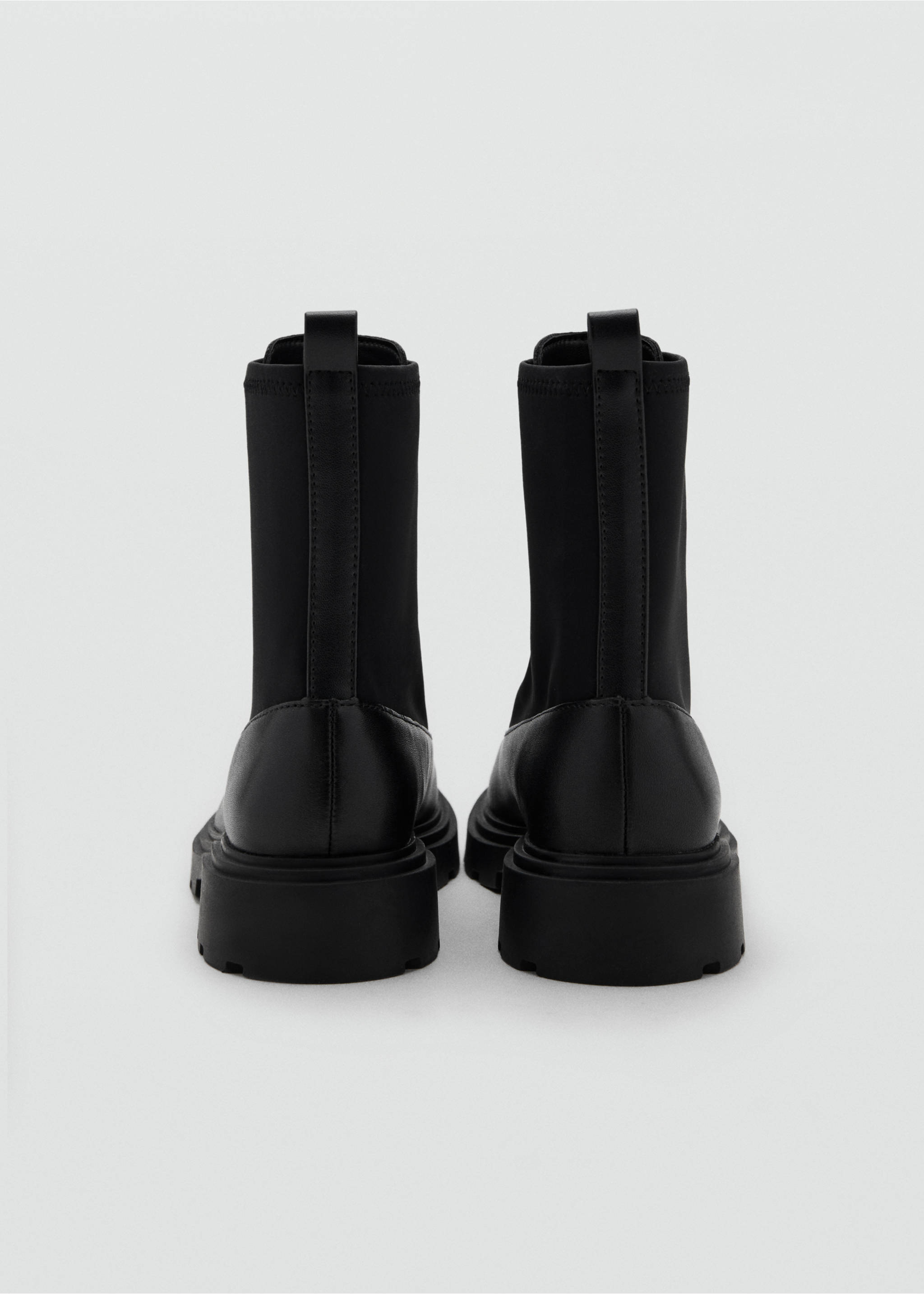 Zipped leather ankle boots - Details of the article 1, Black. Ref: 17064774-00.