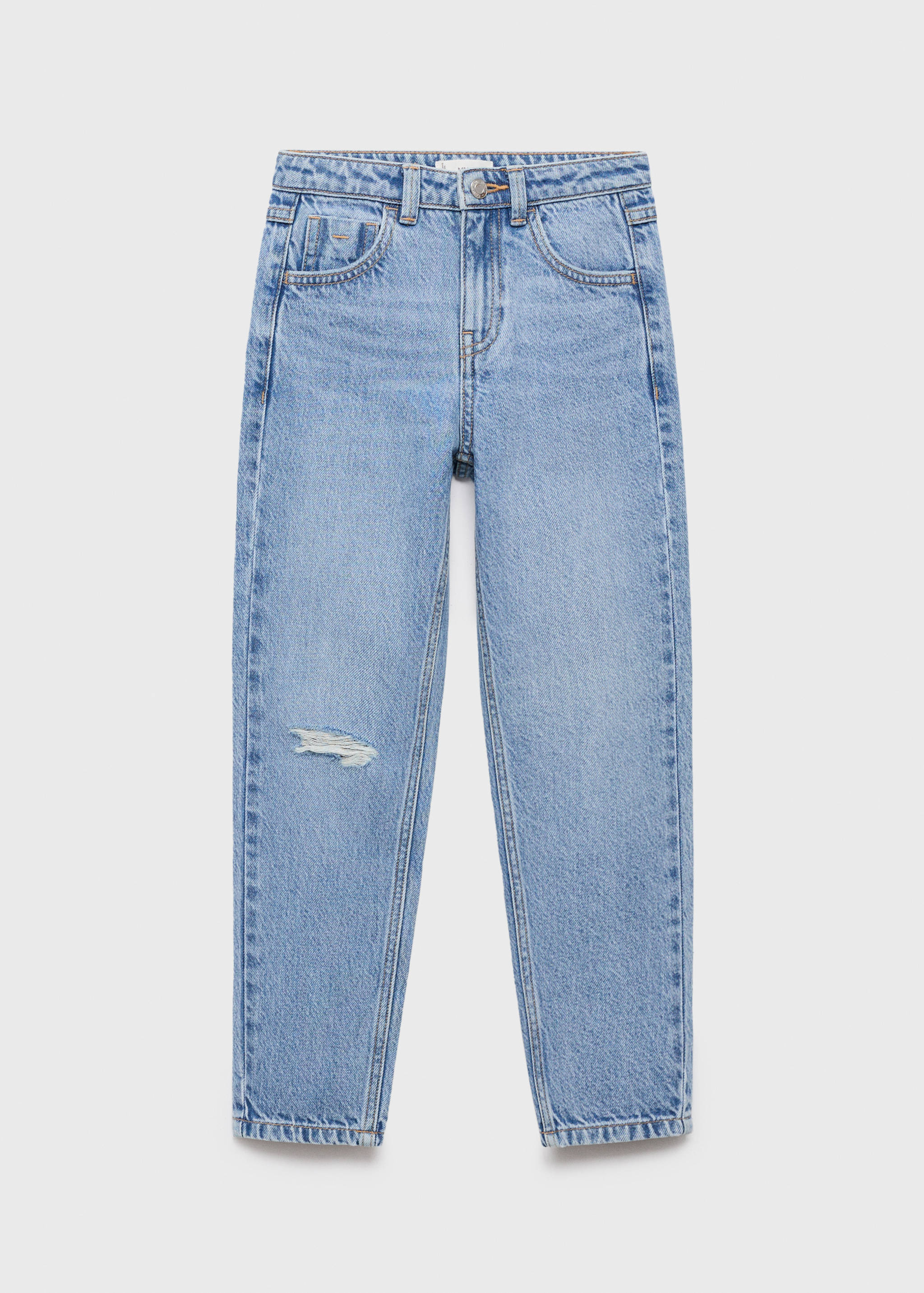 Jeans mom fit rotos decorativos - Artículo sin modelo