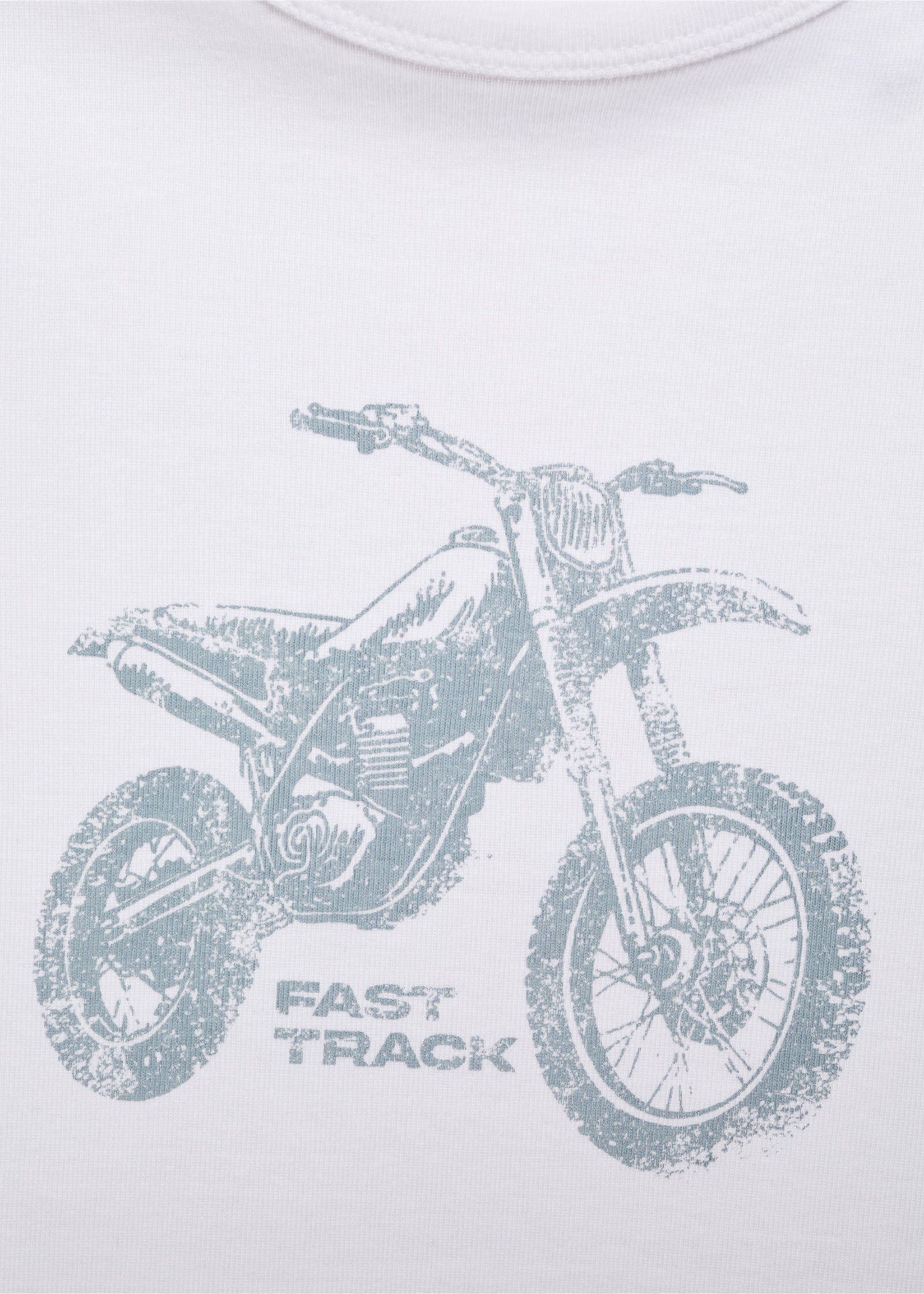 Samarreta cotó motocicletes - Detall de l'article 8, Blanc trencat. Ref: 17064776-00.